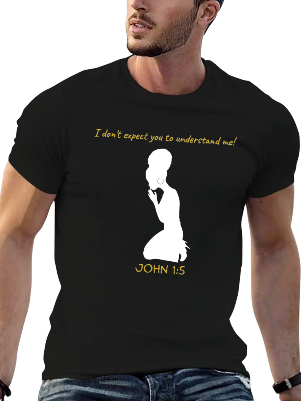Inspirational Christian T-Shirt - John 1:5