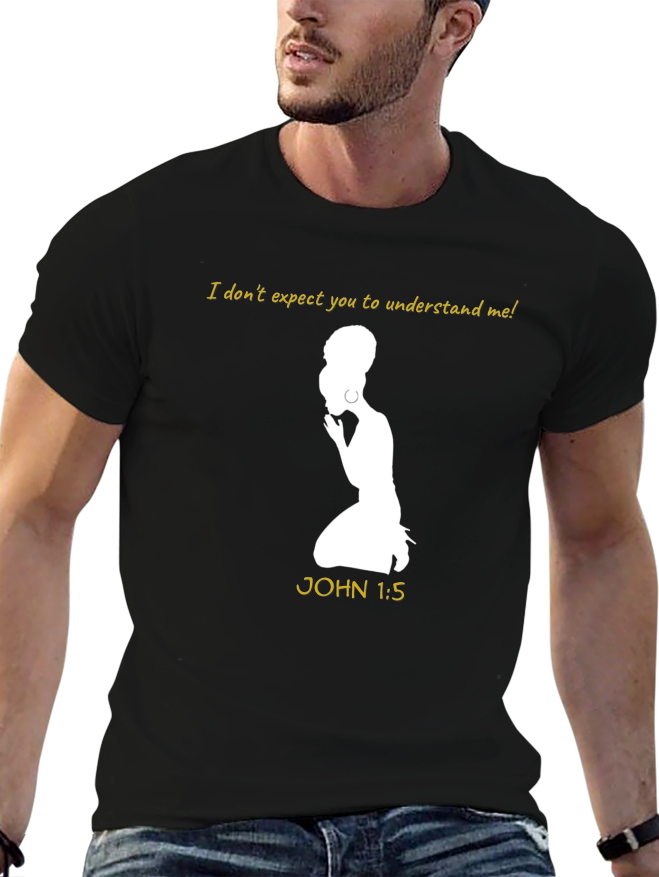 Inspirational Christian T-Shirt - John 1:5