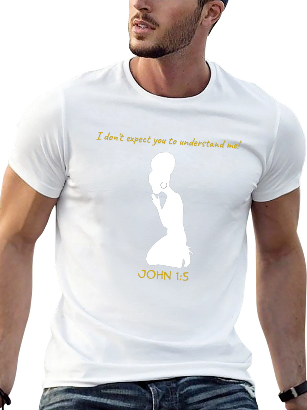 Inspirational Christian T-Shirt - John 1:5