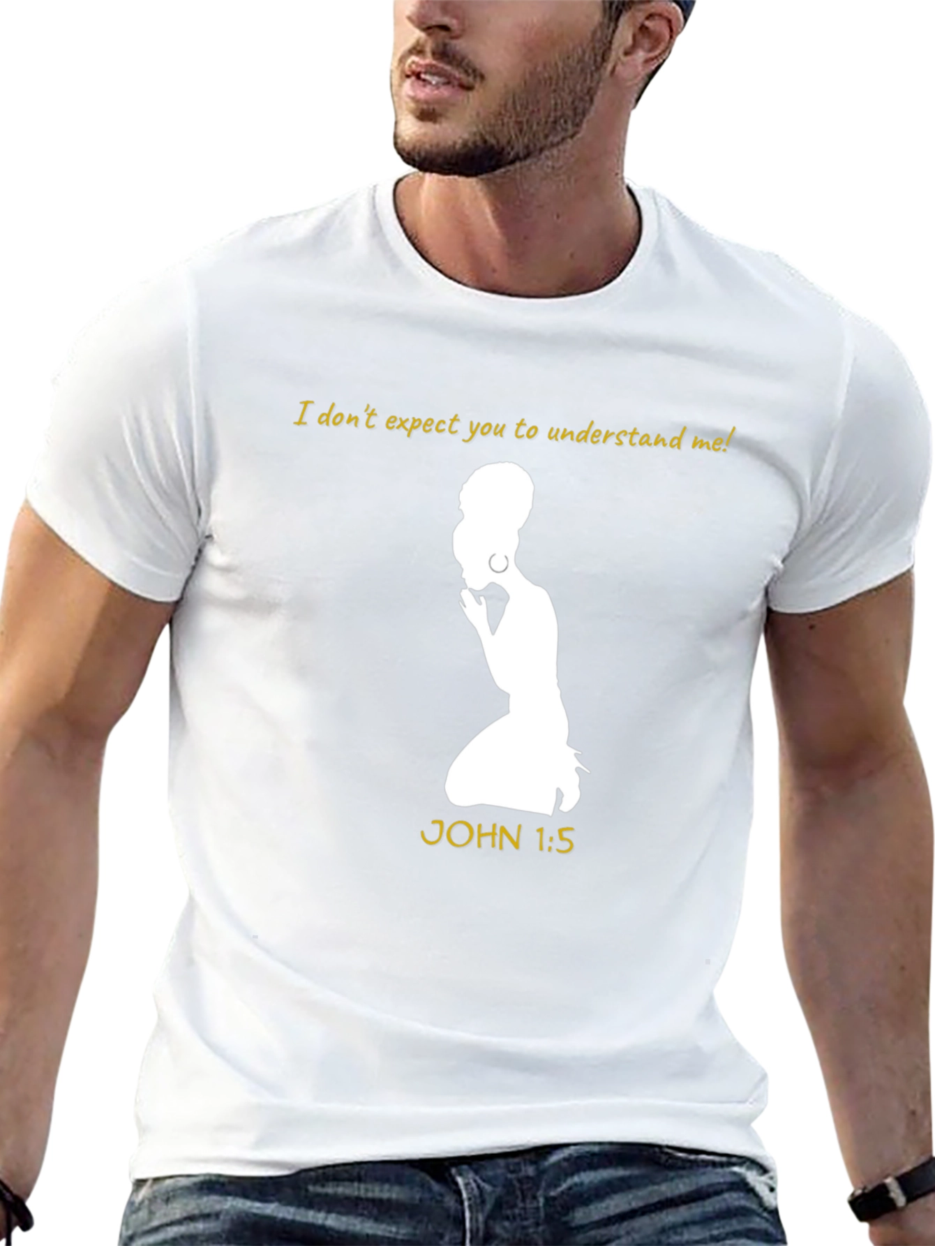 Inspirational Christian T-Shirt - John 1:5