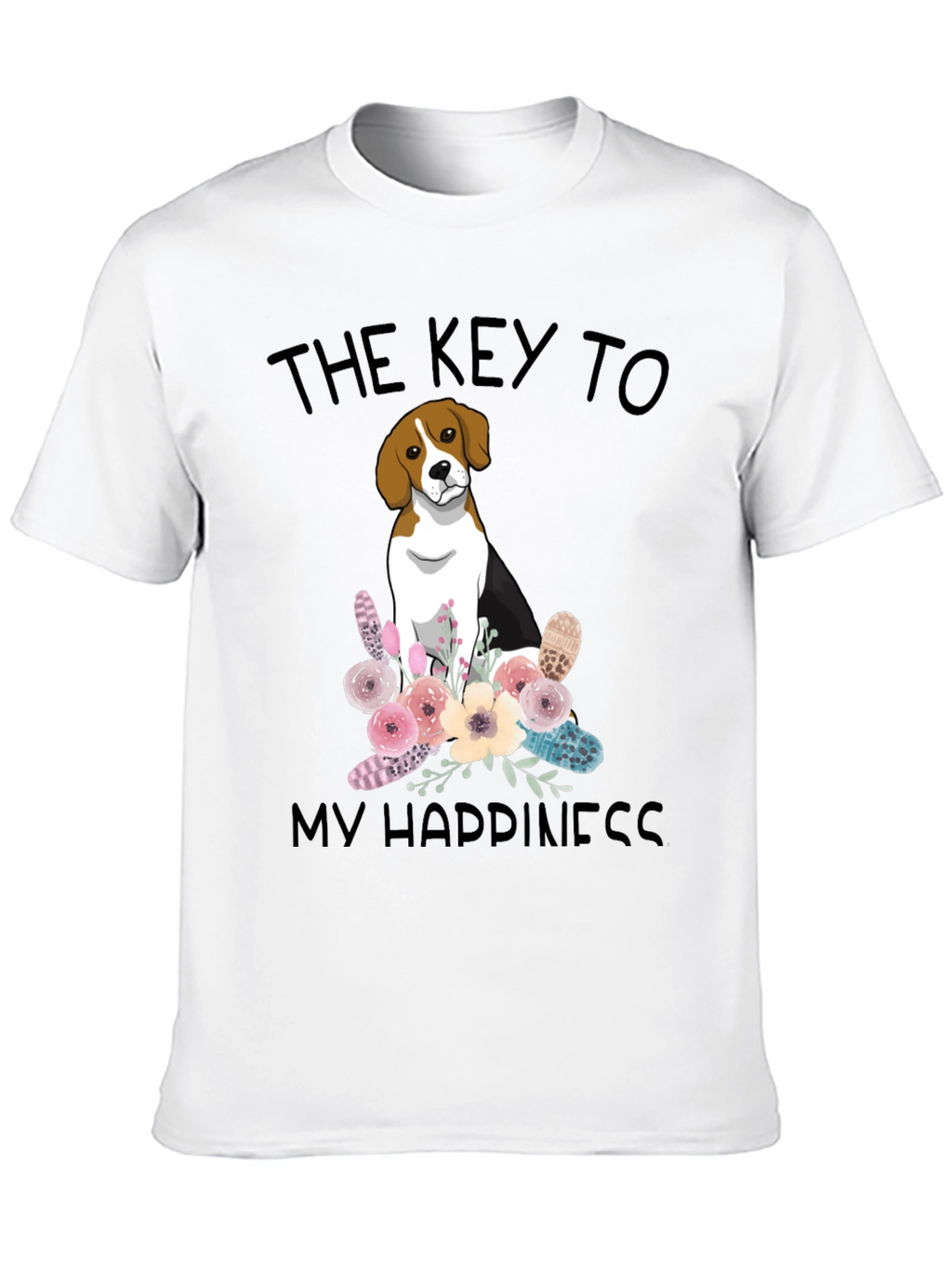 The Key to My Happiness Beagle T-Shirt