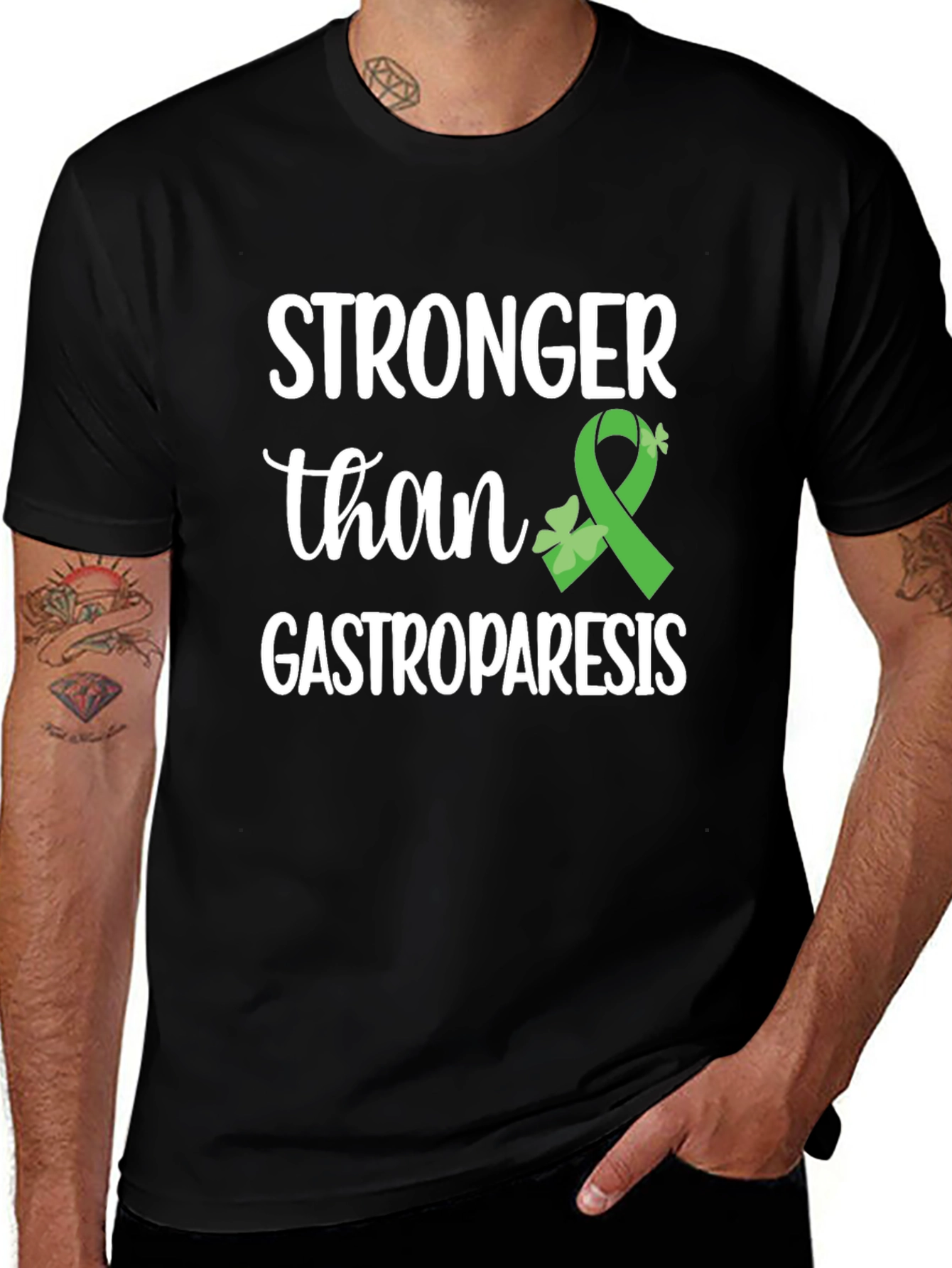 Stronger Than Gastroparesis Awareness T-Shirt
