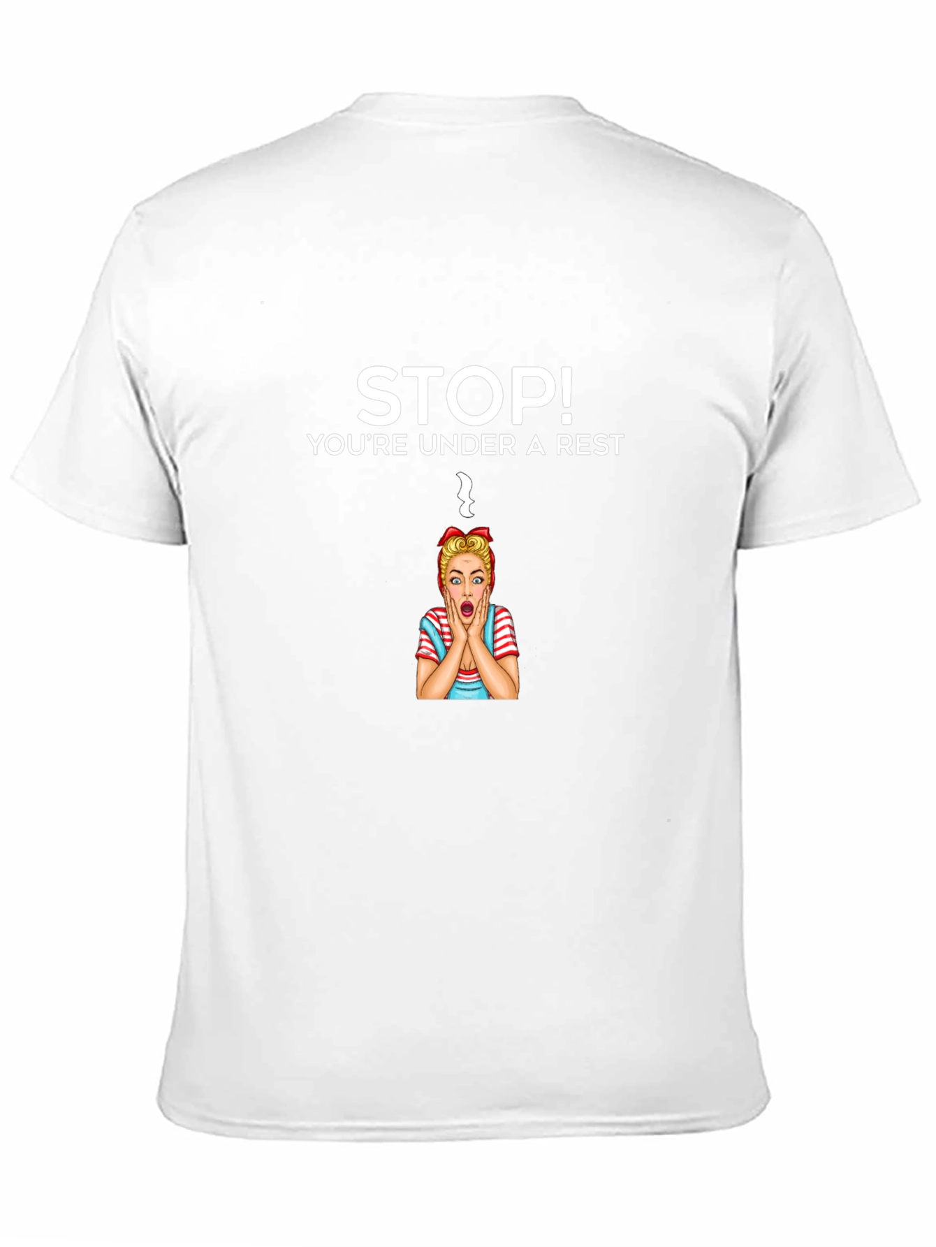 Funny Under a Rest Black T-Shirt