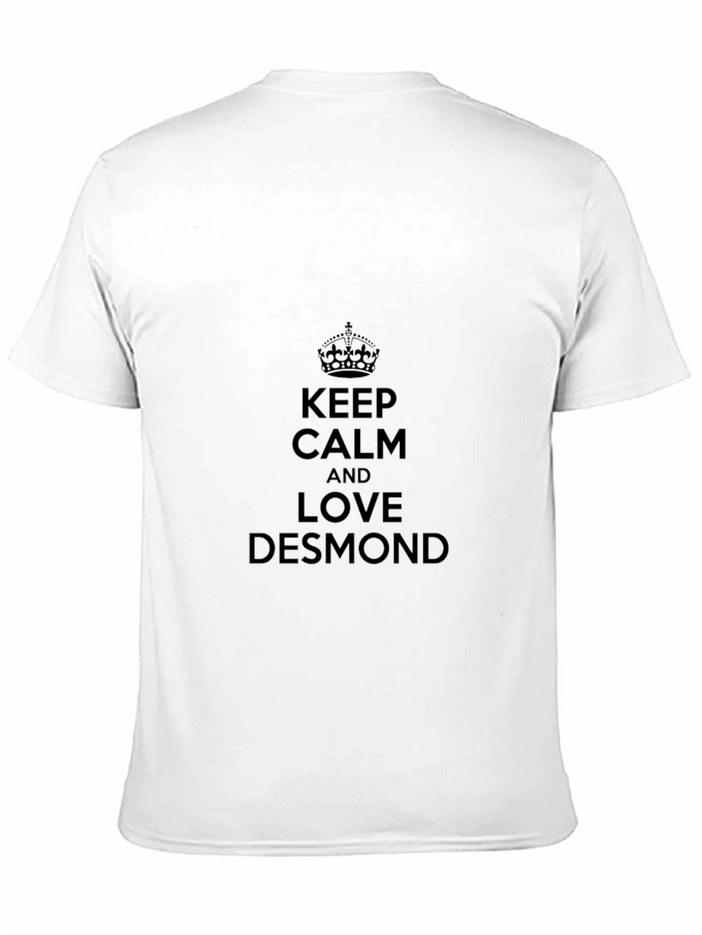 Keep Calm and Love Desmond Black Tee