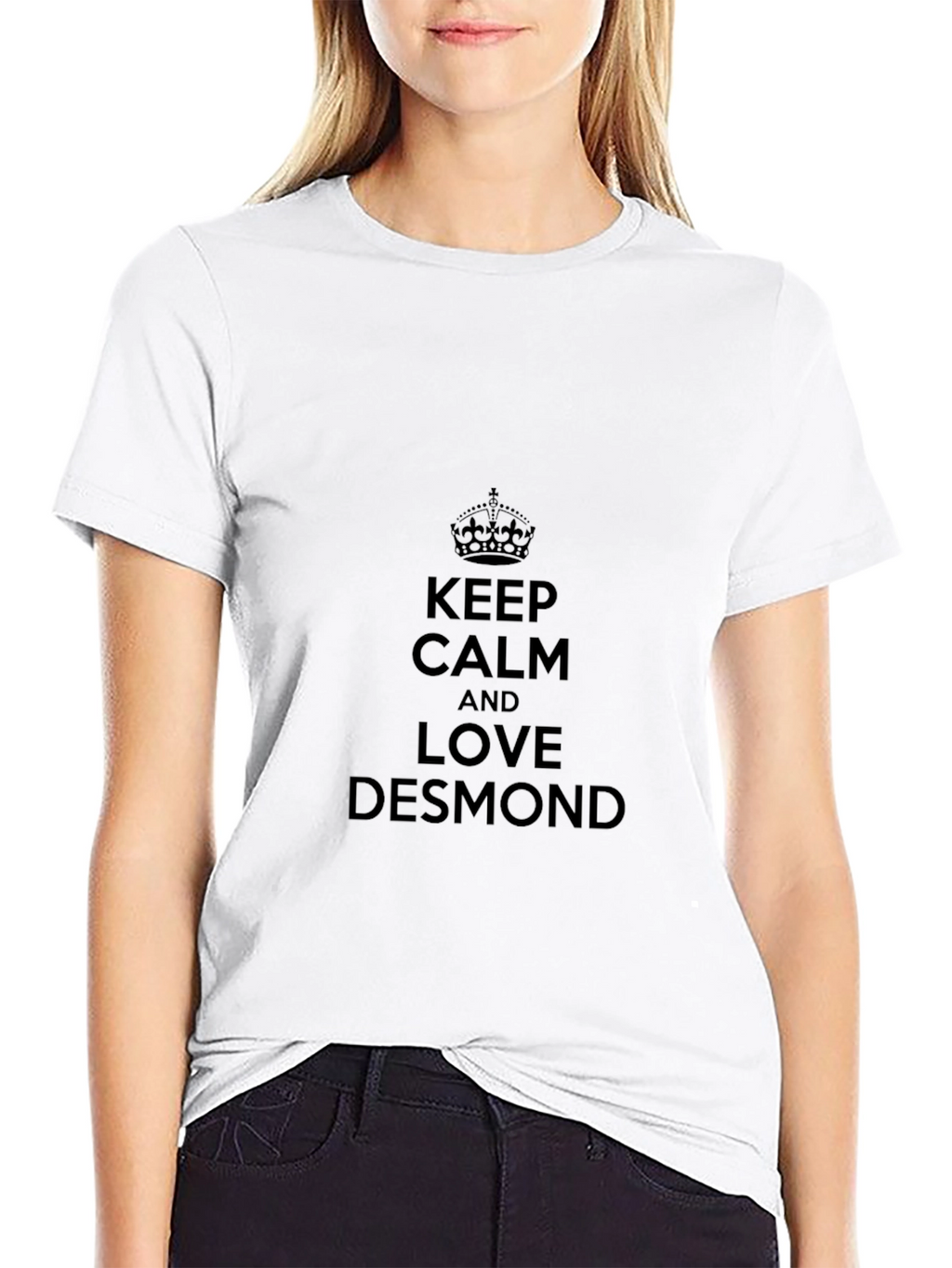 Keep Calm and Love Desmond Black Tee