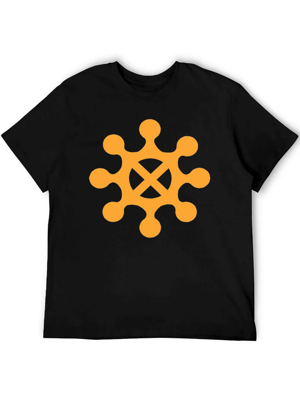 Adinkra Hwe Mu Dua T-Shirt - Black Graphic Tee