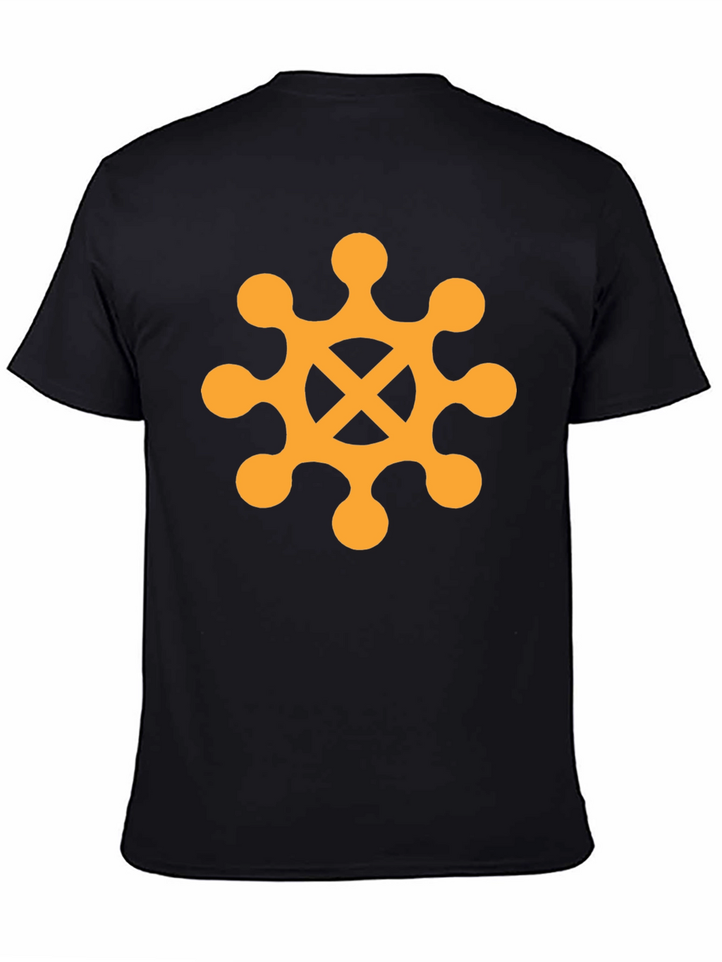 Adinkra Hwe Mu Dua T-Shirt - Black Graphic Tee