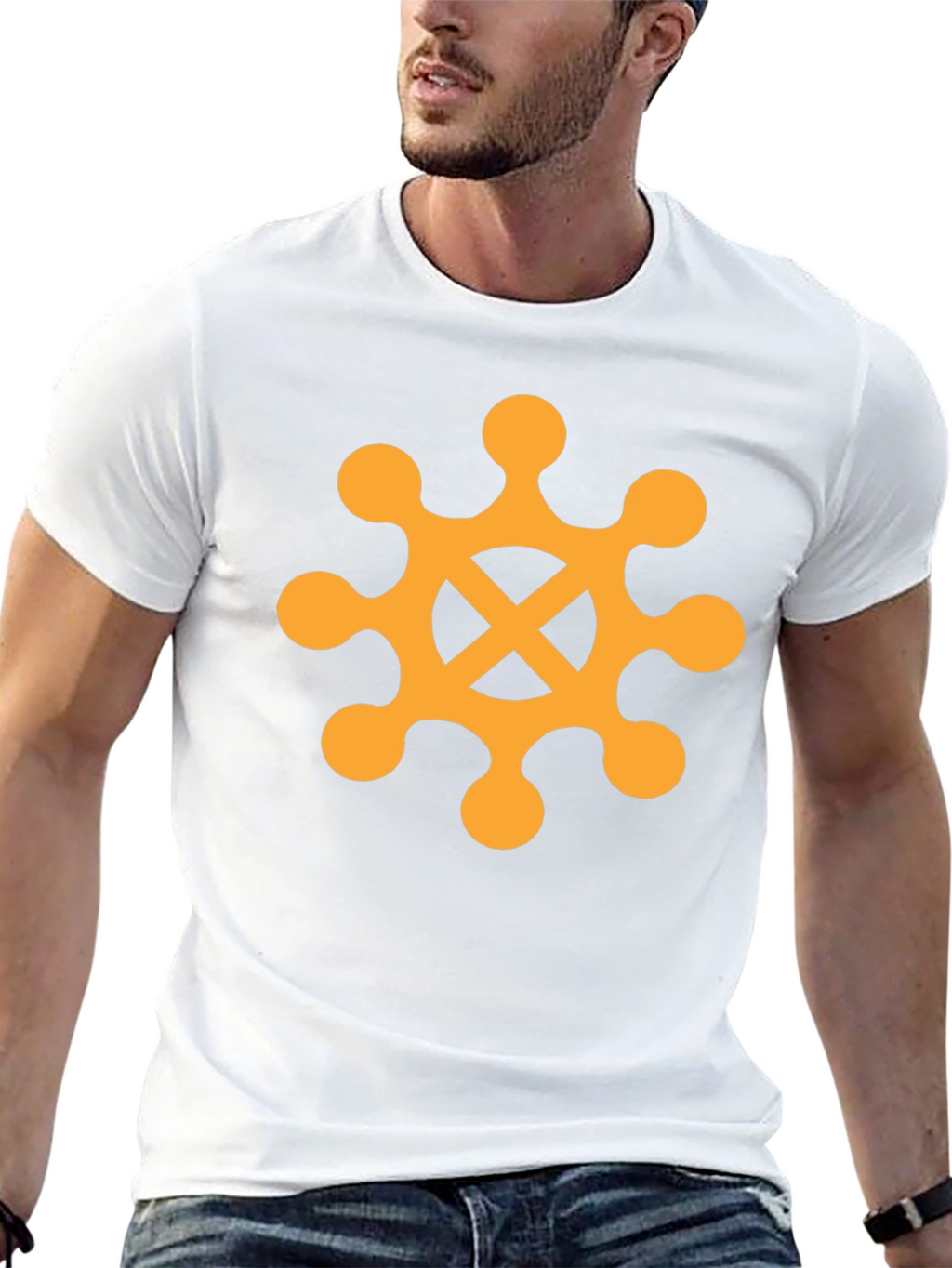 Adinkra Hwe Mu Dua T-Shirt - Black Graphic Tee