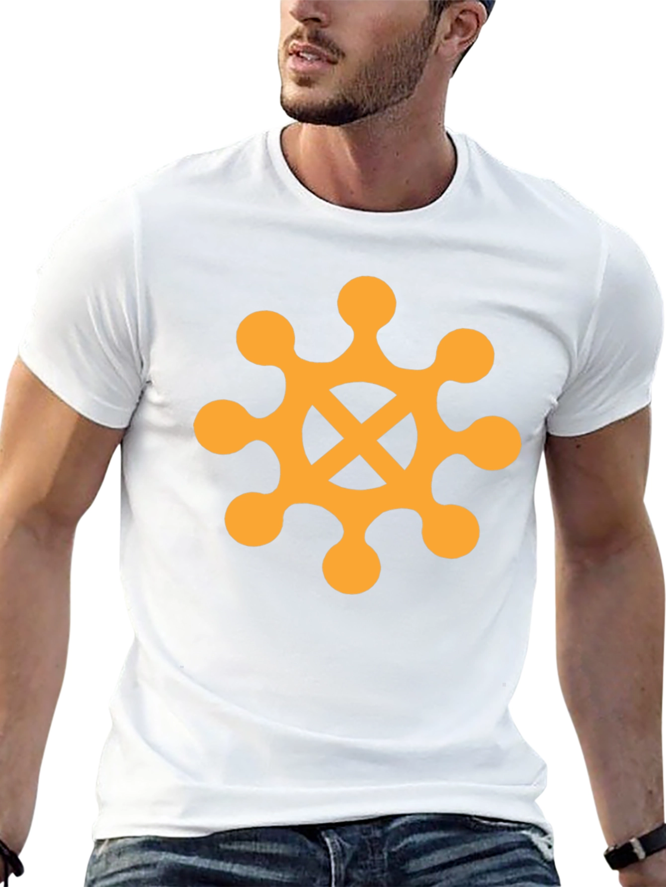 Adinkra Hwe Mu Dua T-Shirt - Black Graphic Tee