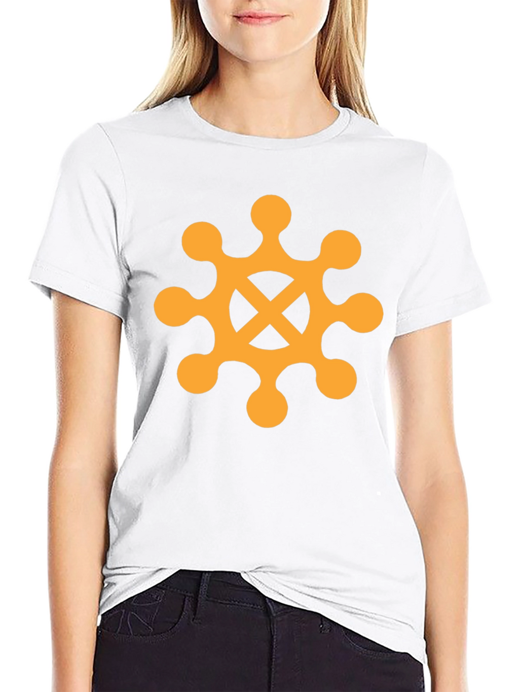 Adinkra Hwe Mu Dua T-Shirt - Black Graphic Tee