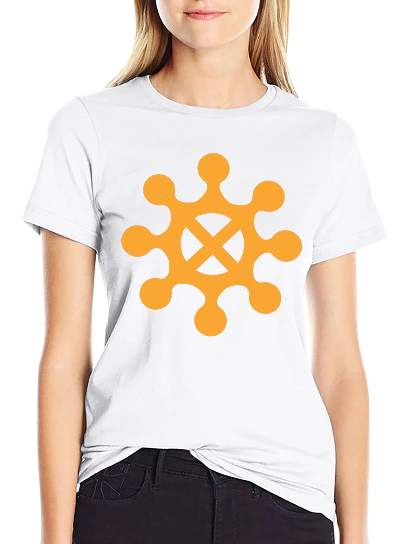 Adinkra Hwe Mu Dua T-Shirt - Black Graphic Tee
