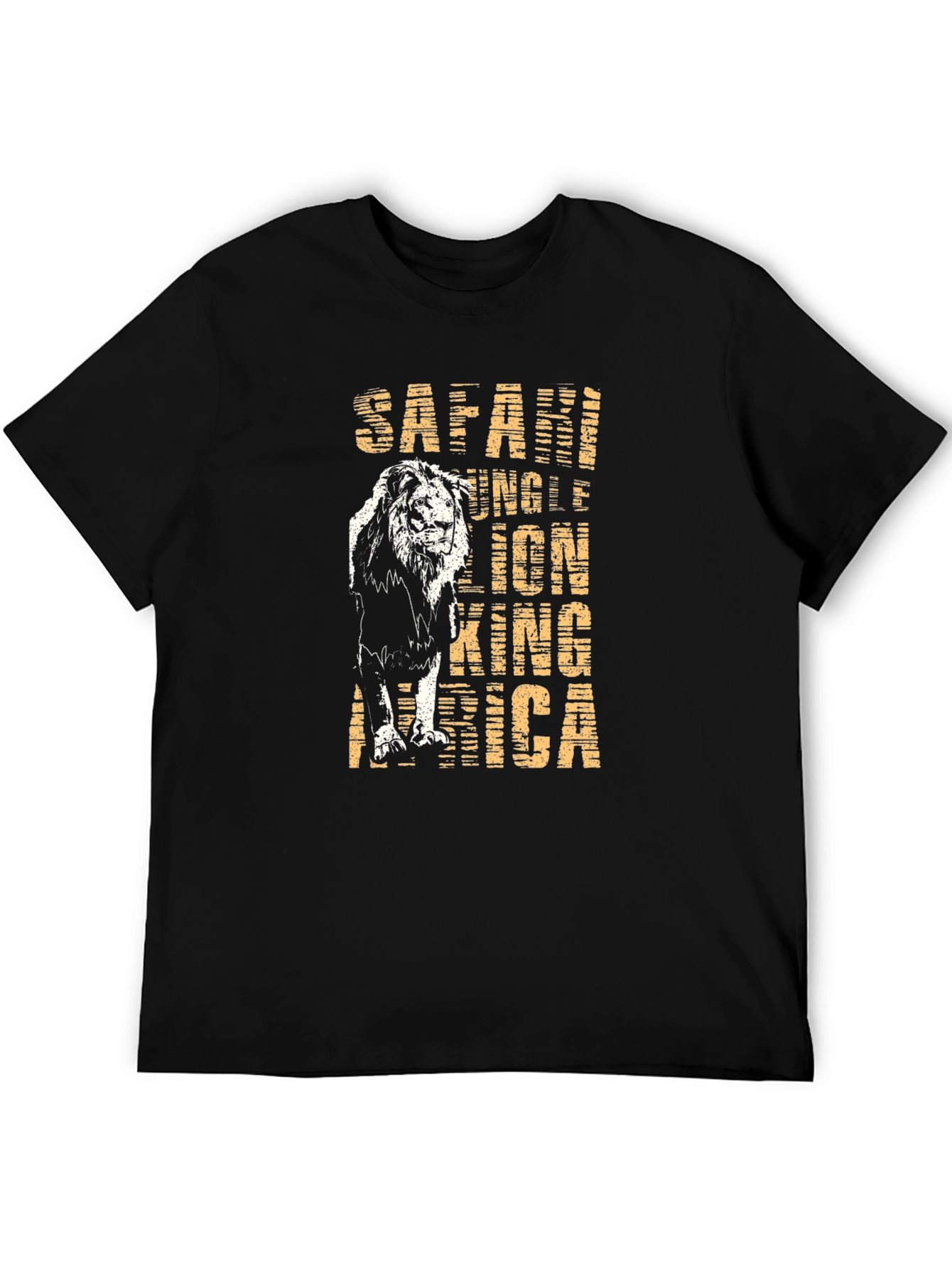 Safari Lion Graphic Tee - King of the Jungle