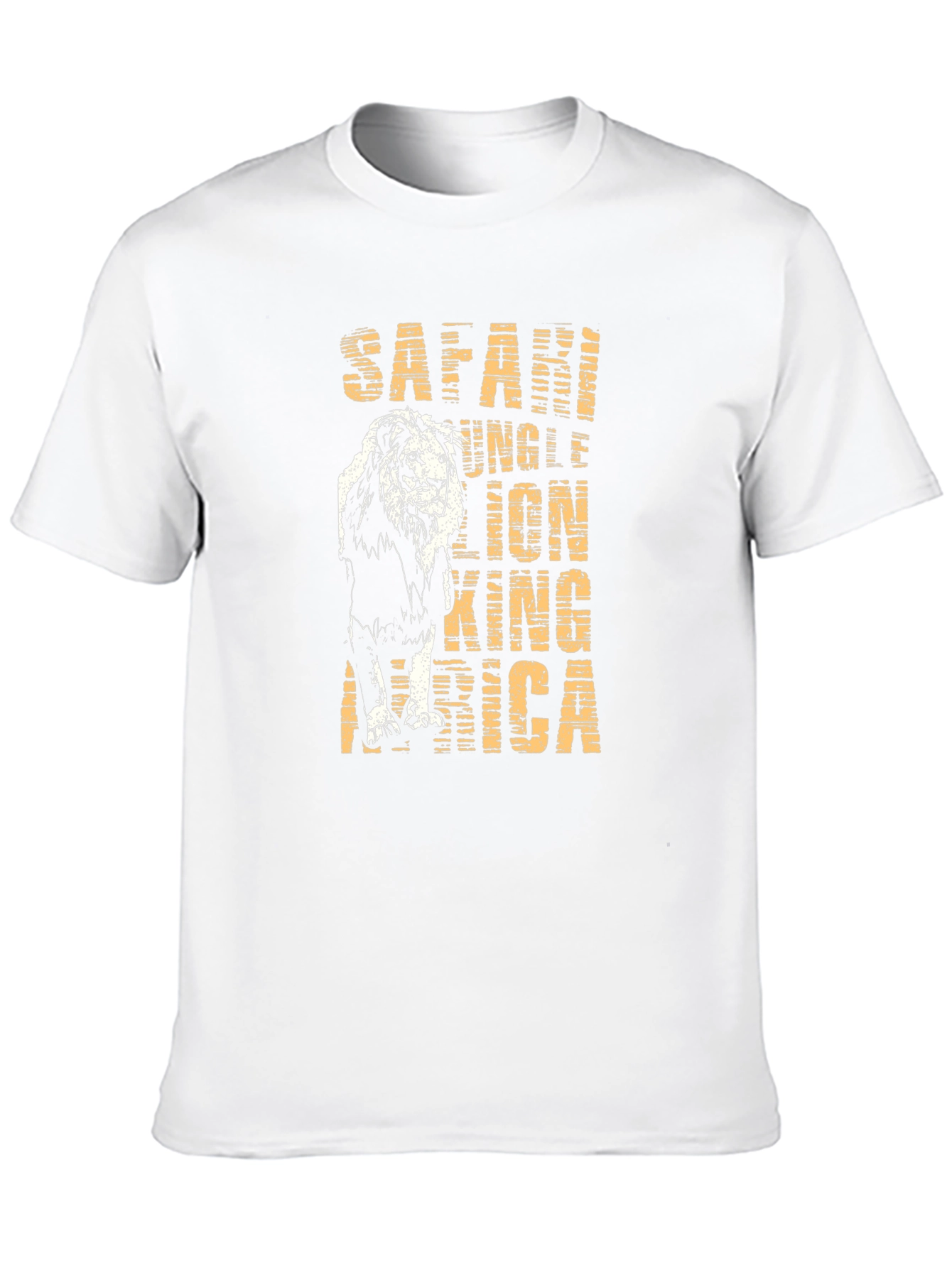 Safari Lion Graphic Tee - King of the Jungle