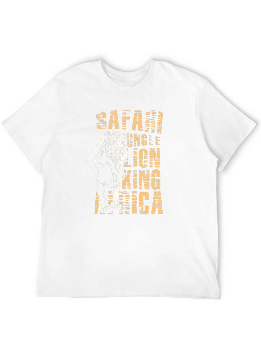 Safari Lion Graphic Tee - King of the Jungle