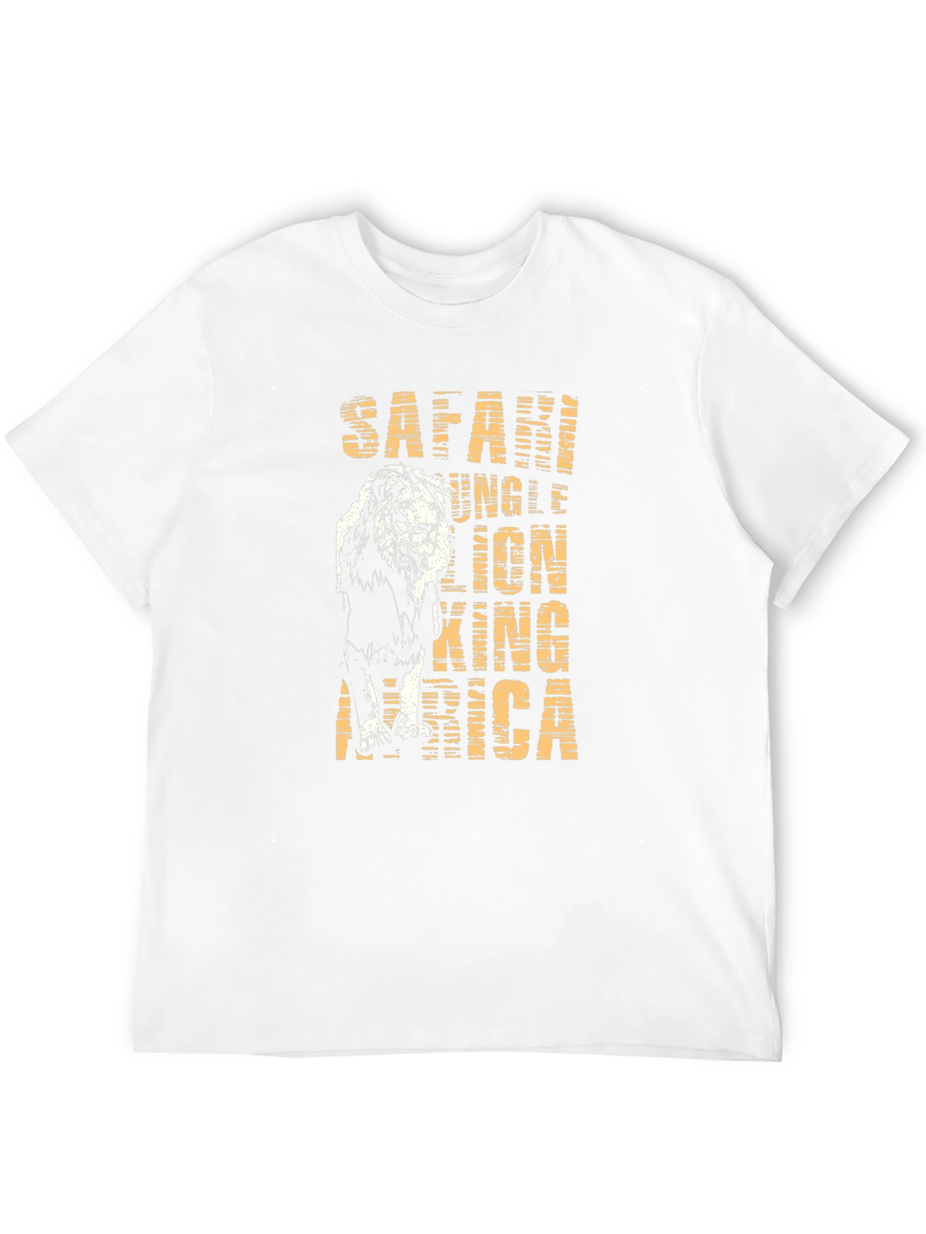 Safari Lion Graphic Tee - King of the Jungle