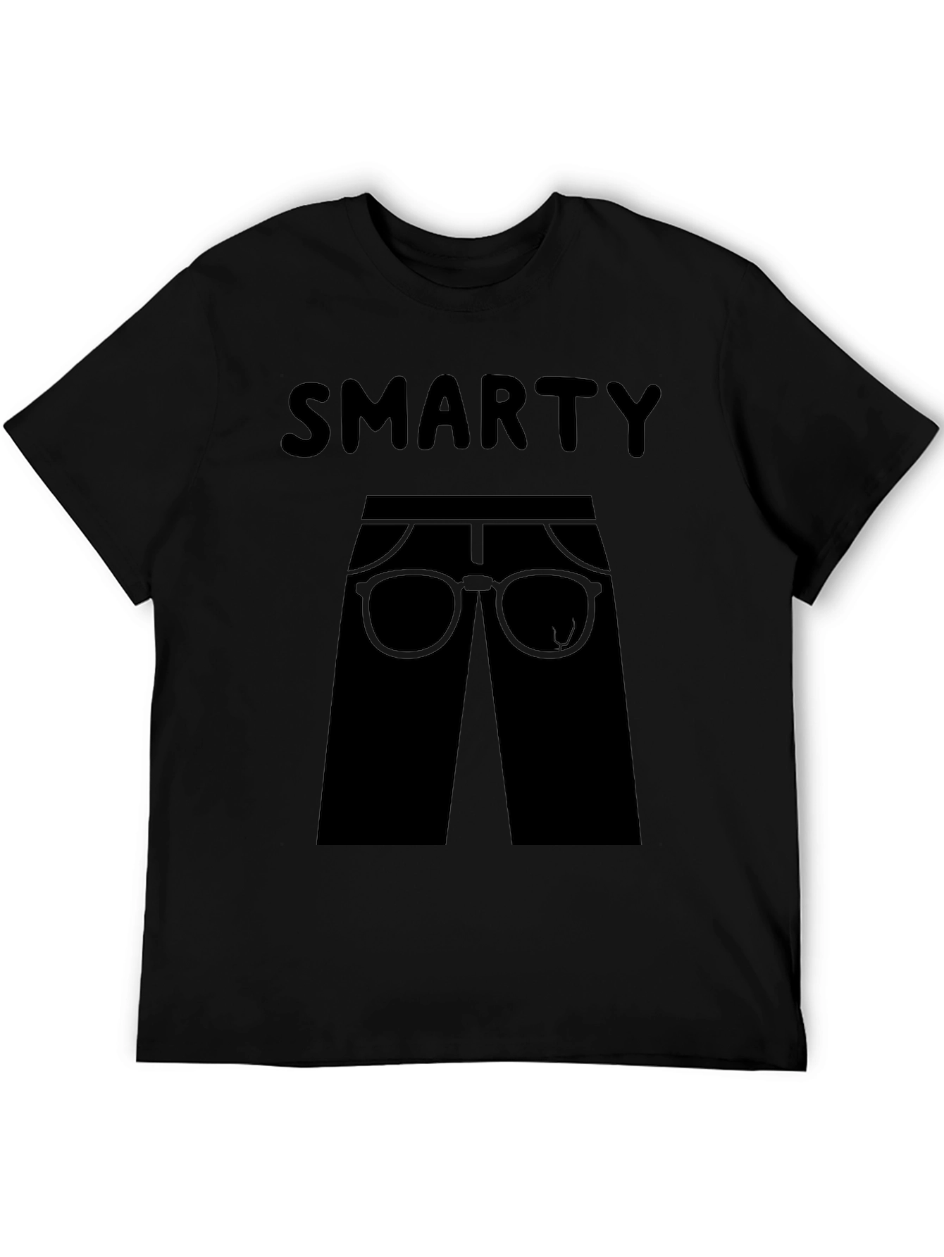 Smarty Pants Graphic T-Shirt - Black