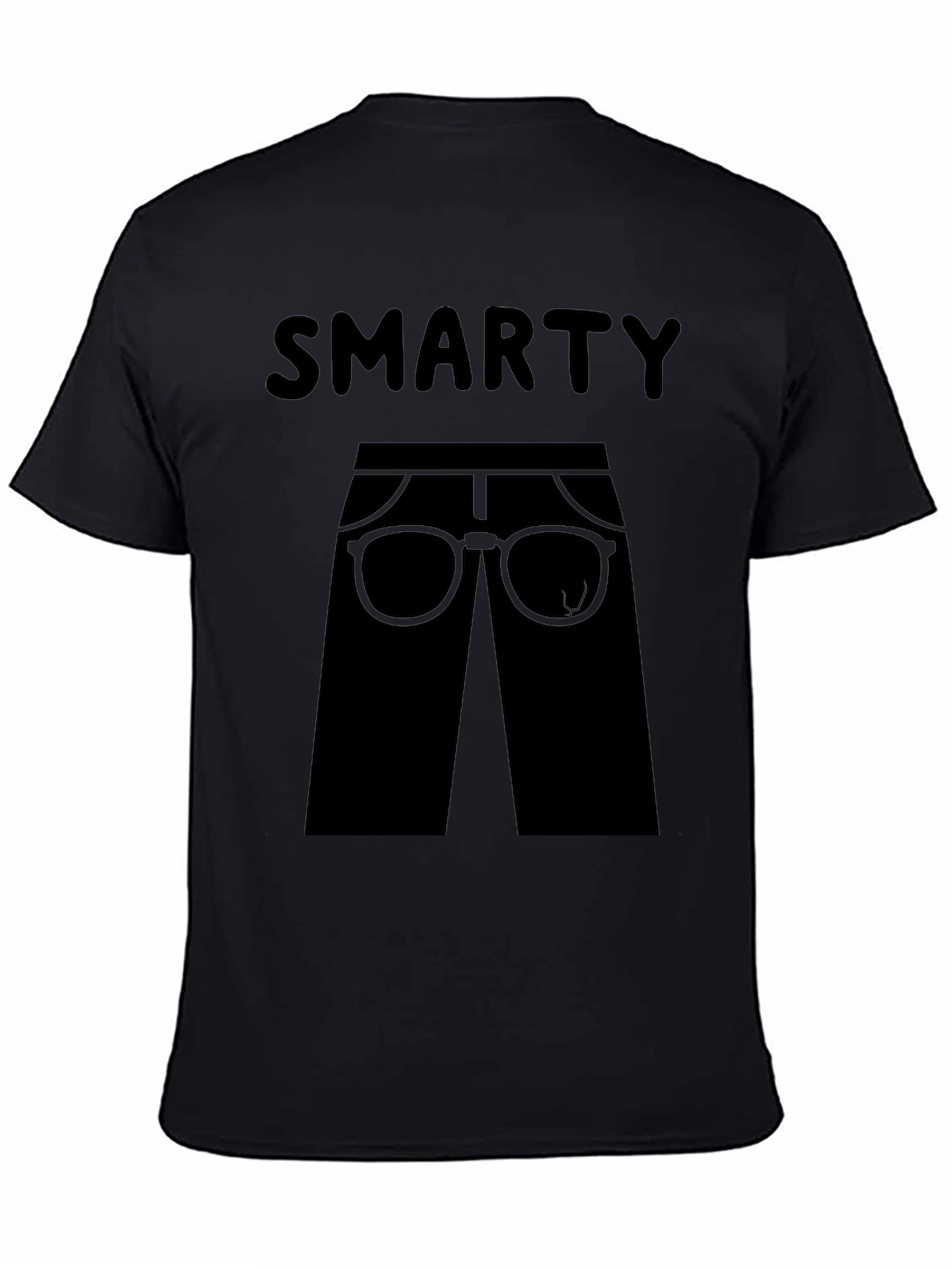 Smarty Pants Graphic T-Shirt - Black