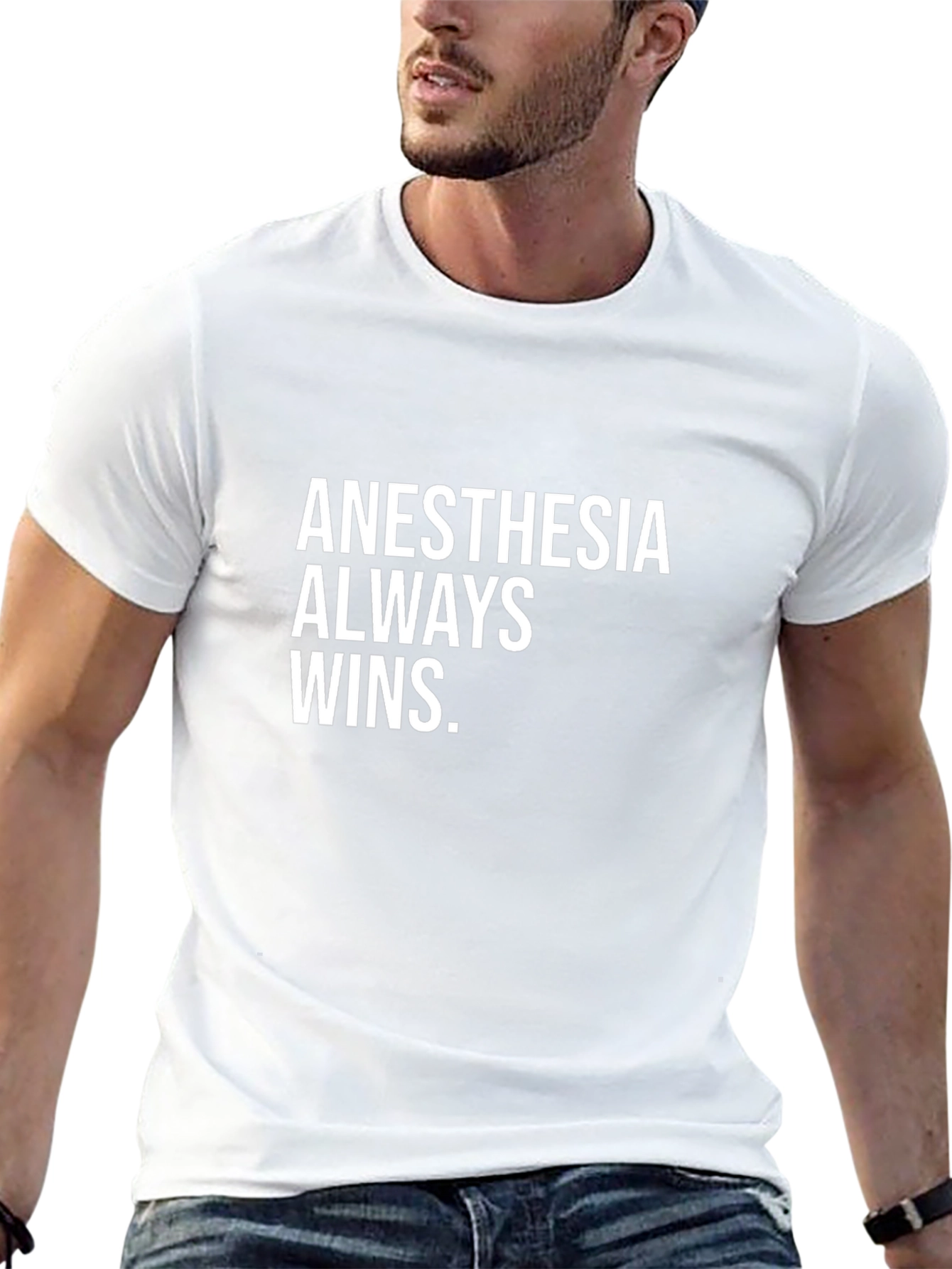 Anesthesia Always Wins Graphic Tee