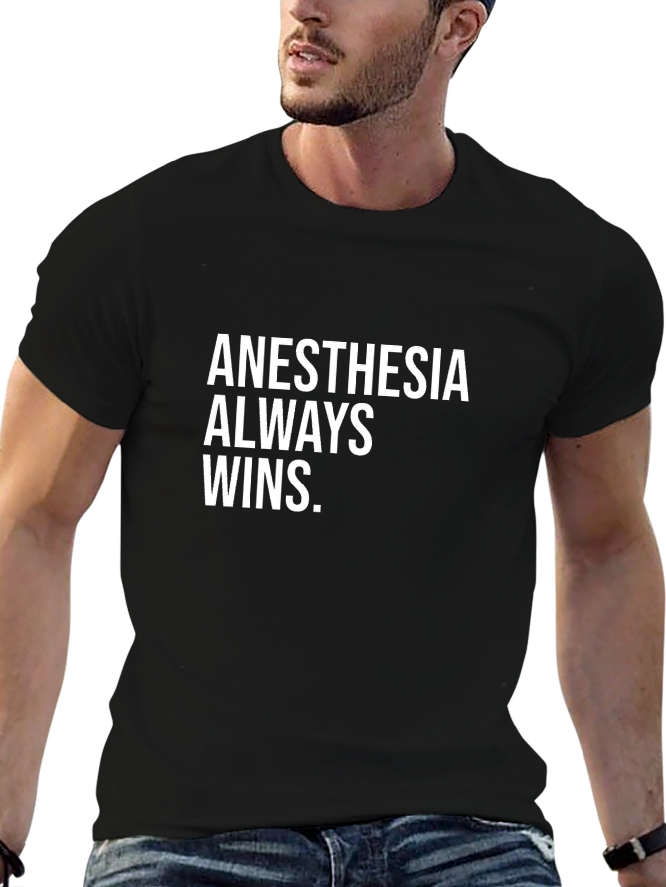 Anesthesia Always Wins Graphic Tee