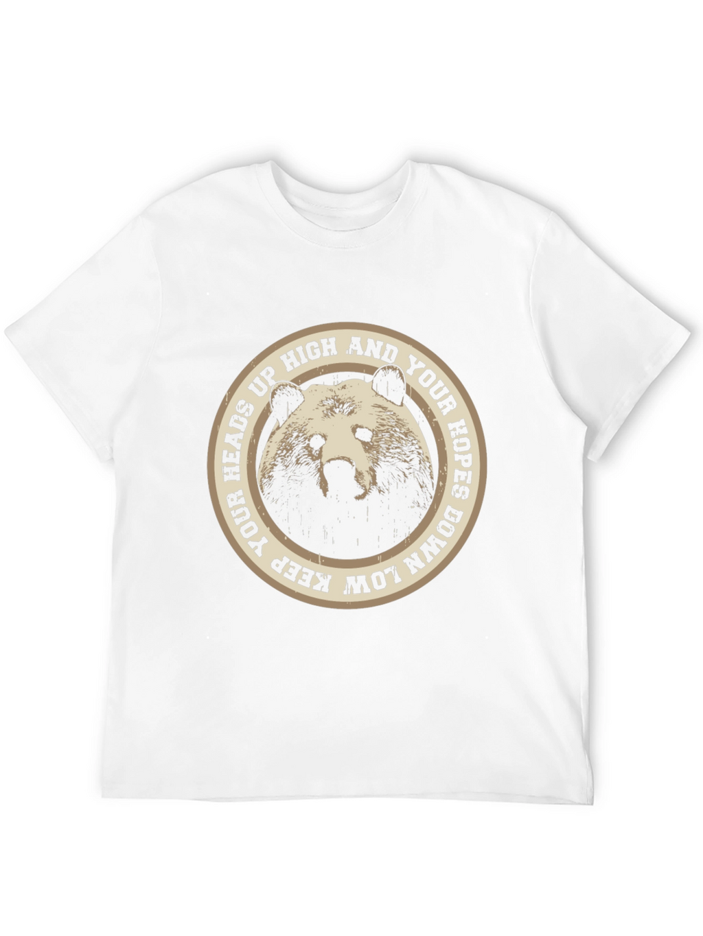Bear Heads Up High Graphic T-Shirt