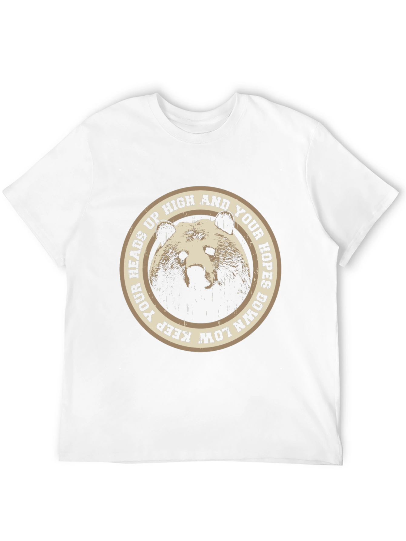 Bear Heads Up High Graphic T-Shirt