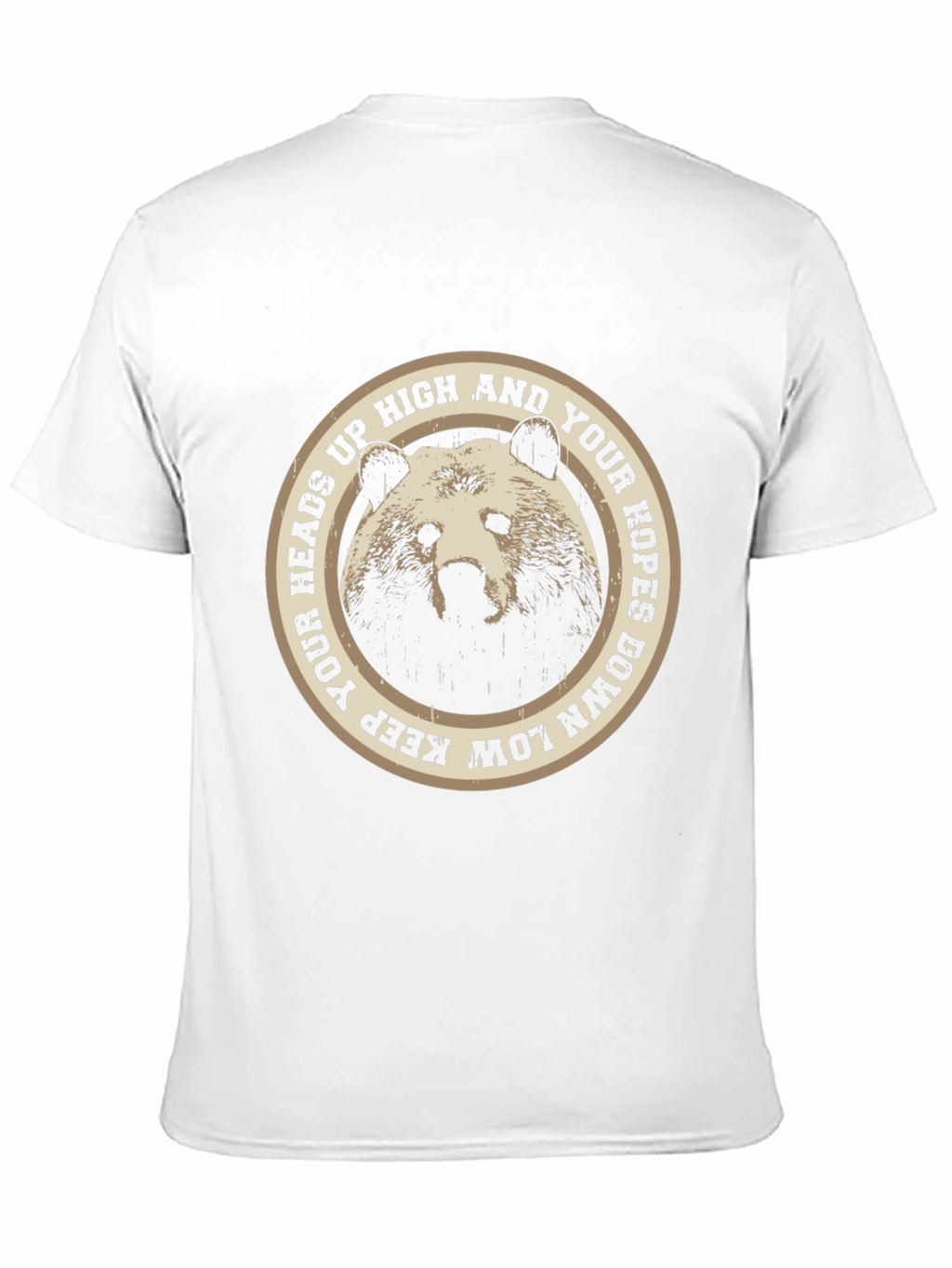 Bear Heads Up High Graphic T-Shirt