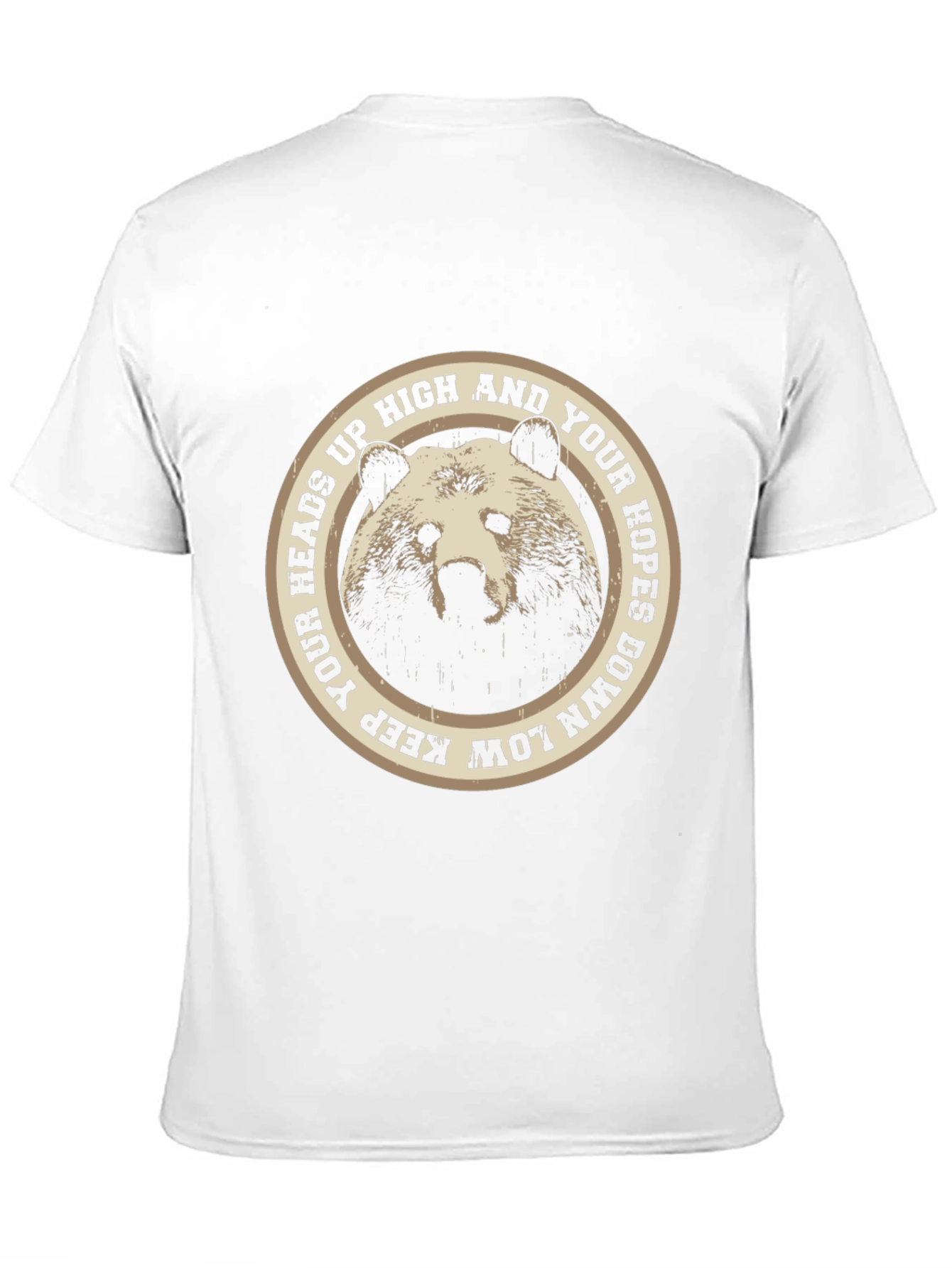 Bear Heads Up High Graphic T-Shirt