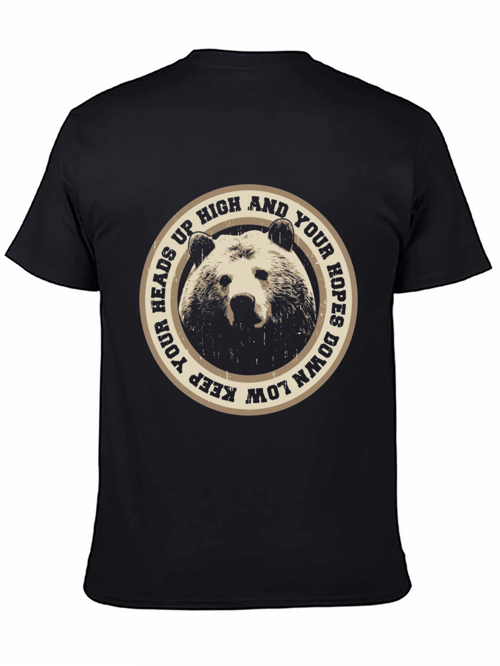 Bear Heads Up High Graphic T-Shirt