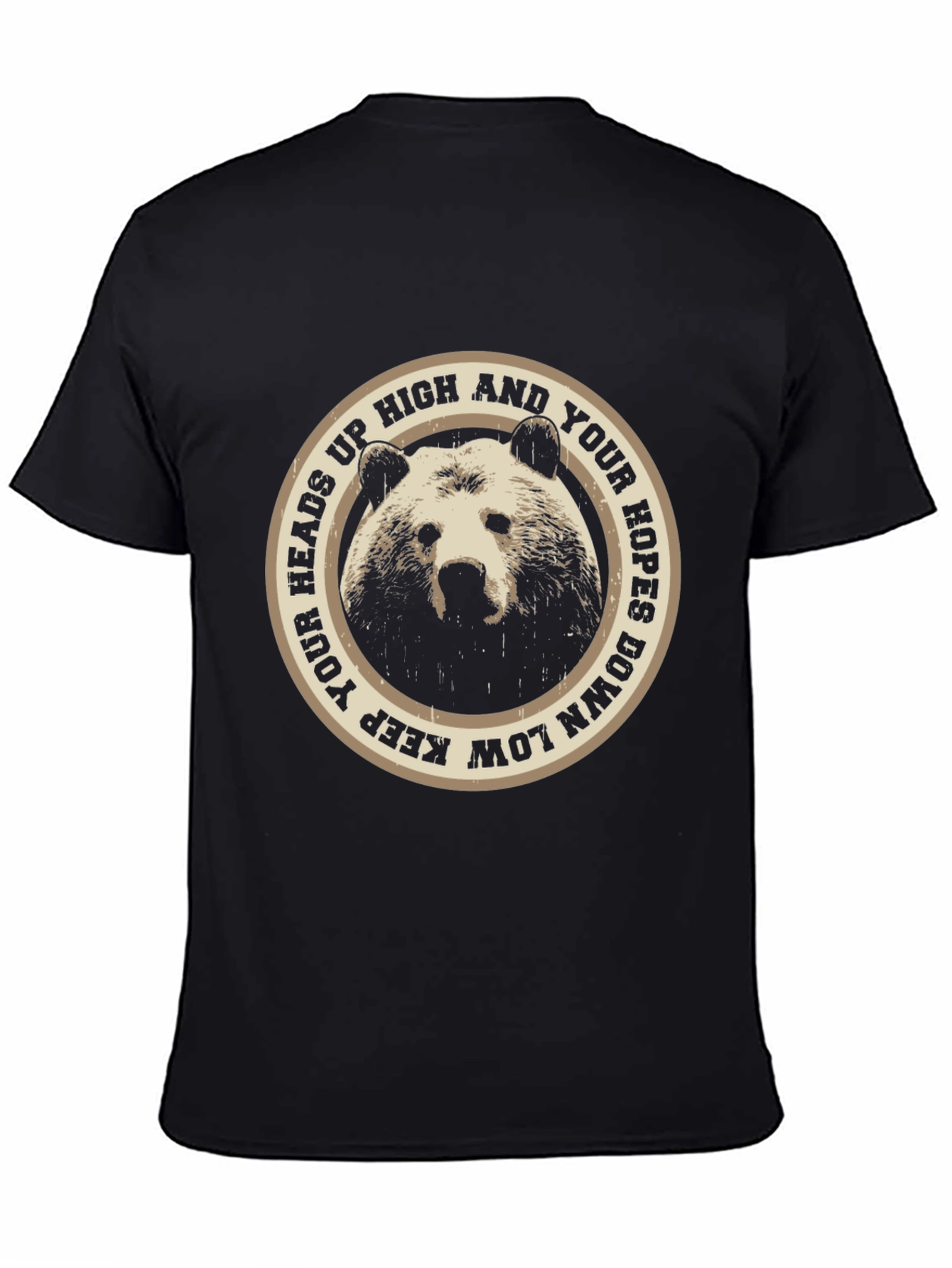 Bear Heads Up High Graphic T-Shirt