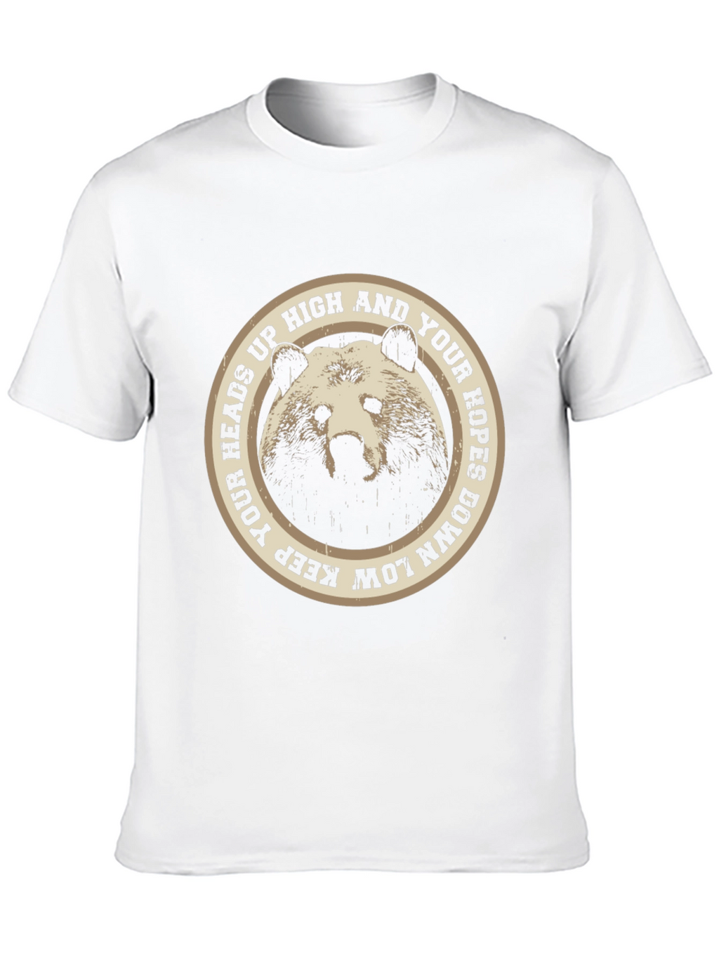 Bear Heads Up High Graphic T-Shirt