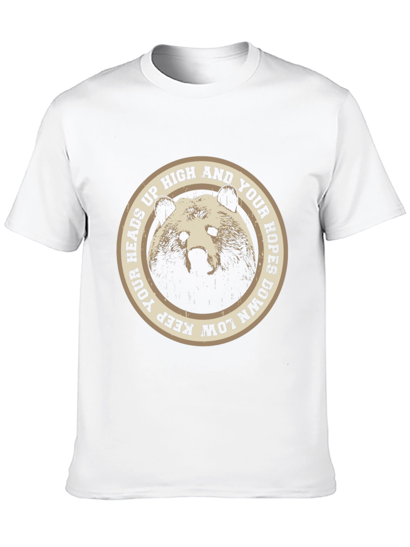 Bear Heads Up High Graphic T-Shirt