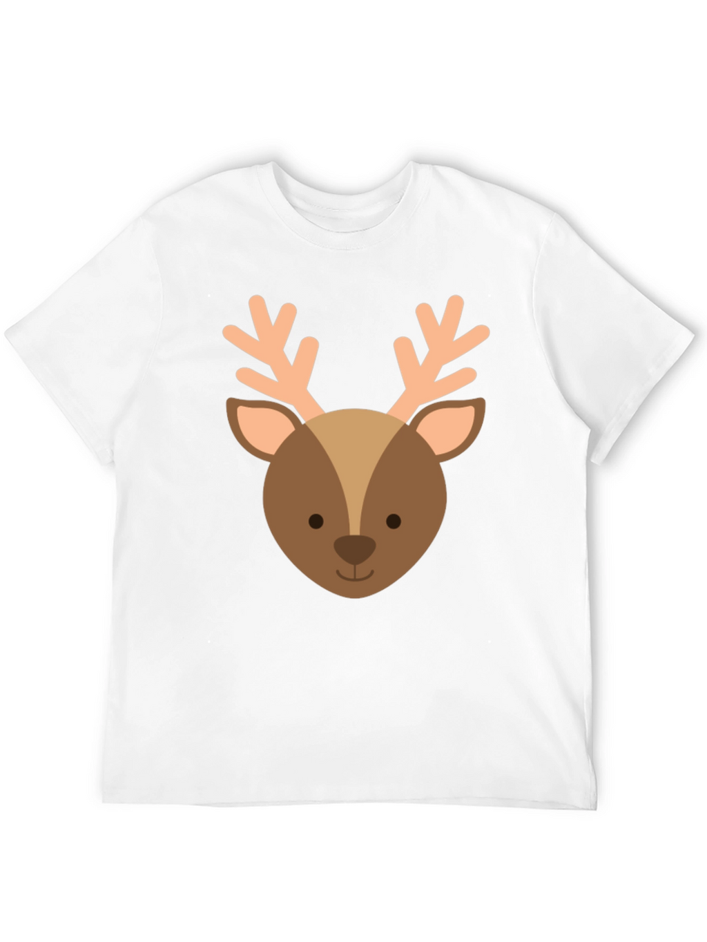 Cute Reindeer Graphic Tee - Holiday Apparel