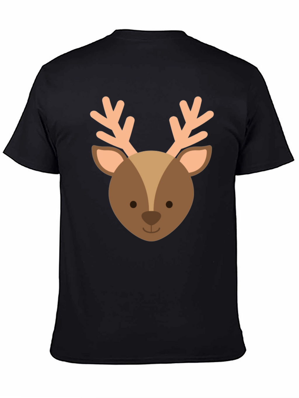 Cute Reindeer Graphic Tee - Holiday Apparel