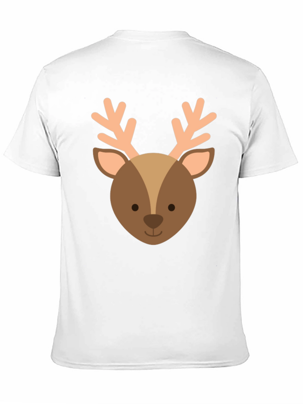 Cute Reindeer Graphic Tee - Holiday Apparel