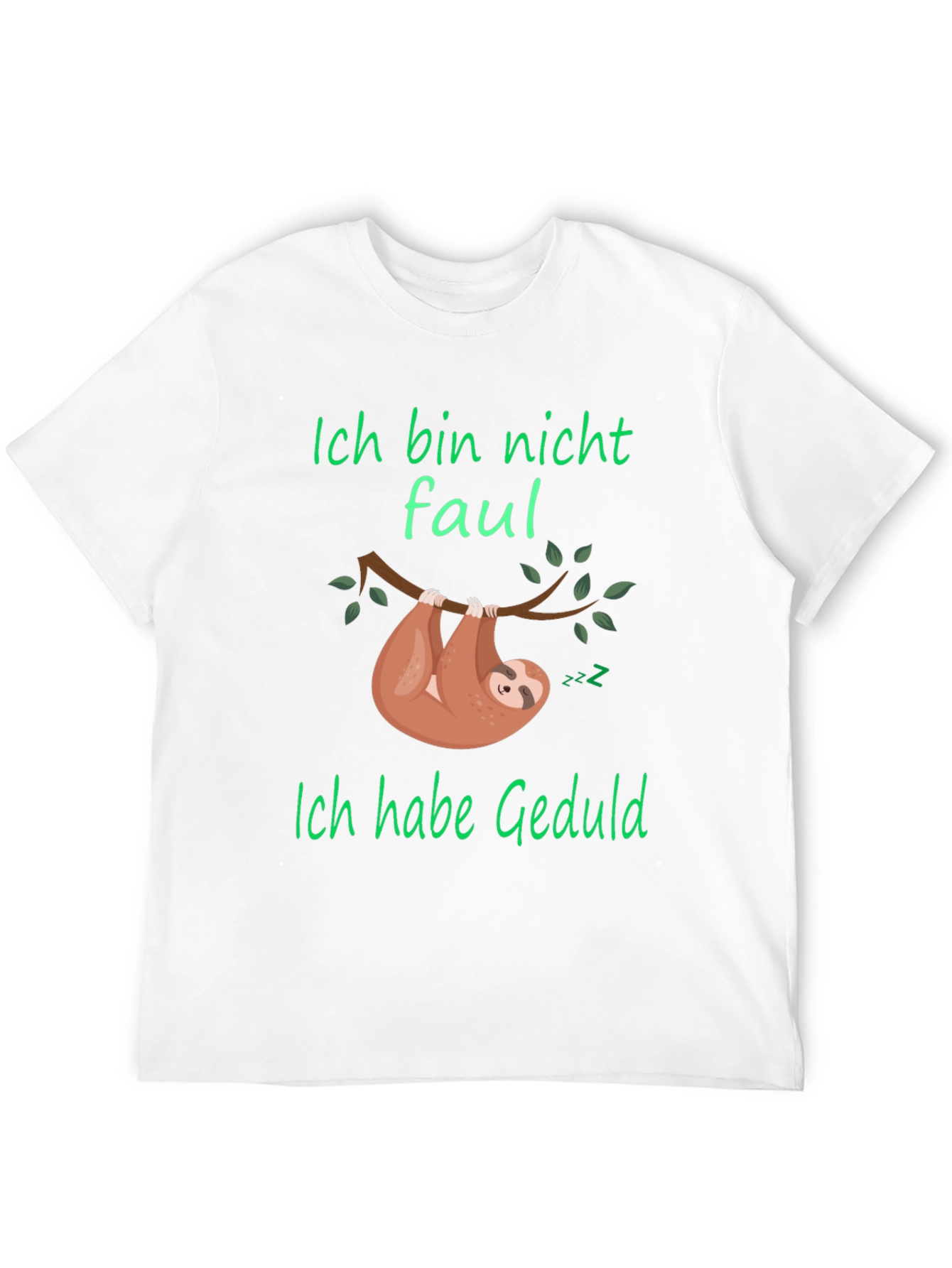 Ich Bin Nicht Faul Sloth Graphic T-Shirt