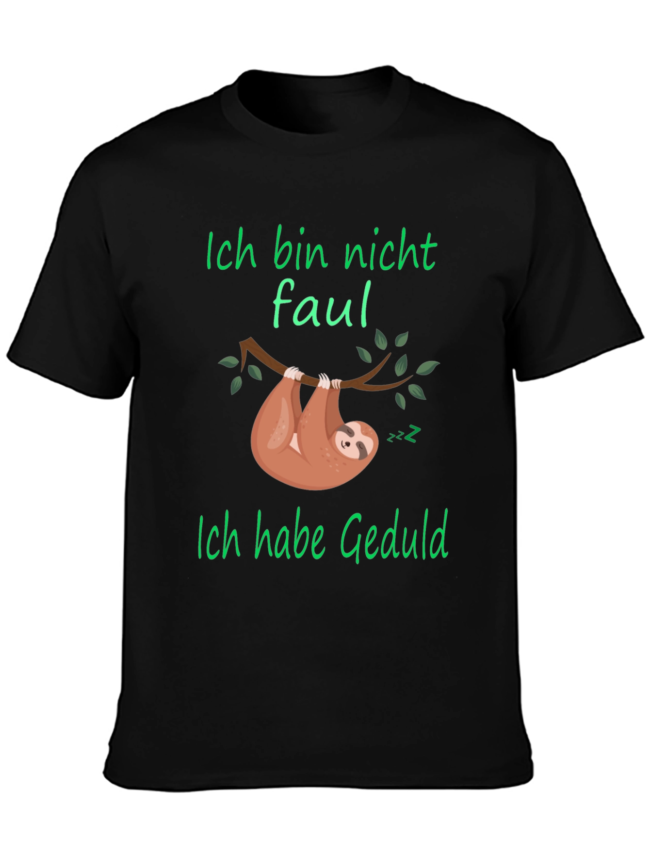 Ich Bin Nicht Faul Sloth Graphic T-Shirt