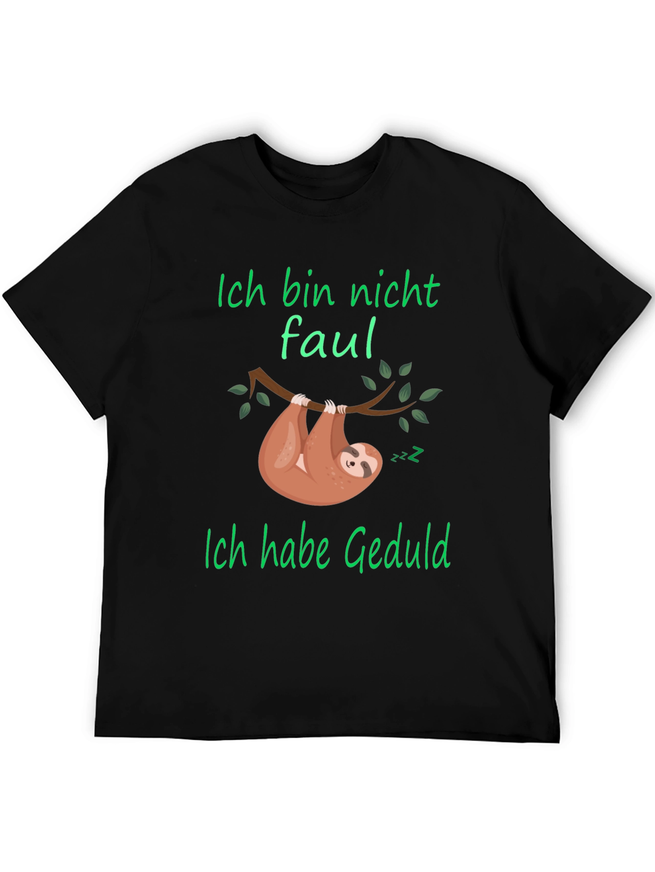 Ich Bin Nicht Faul Sloth Graphic T-Shirt