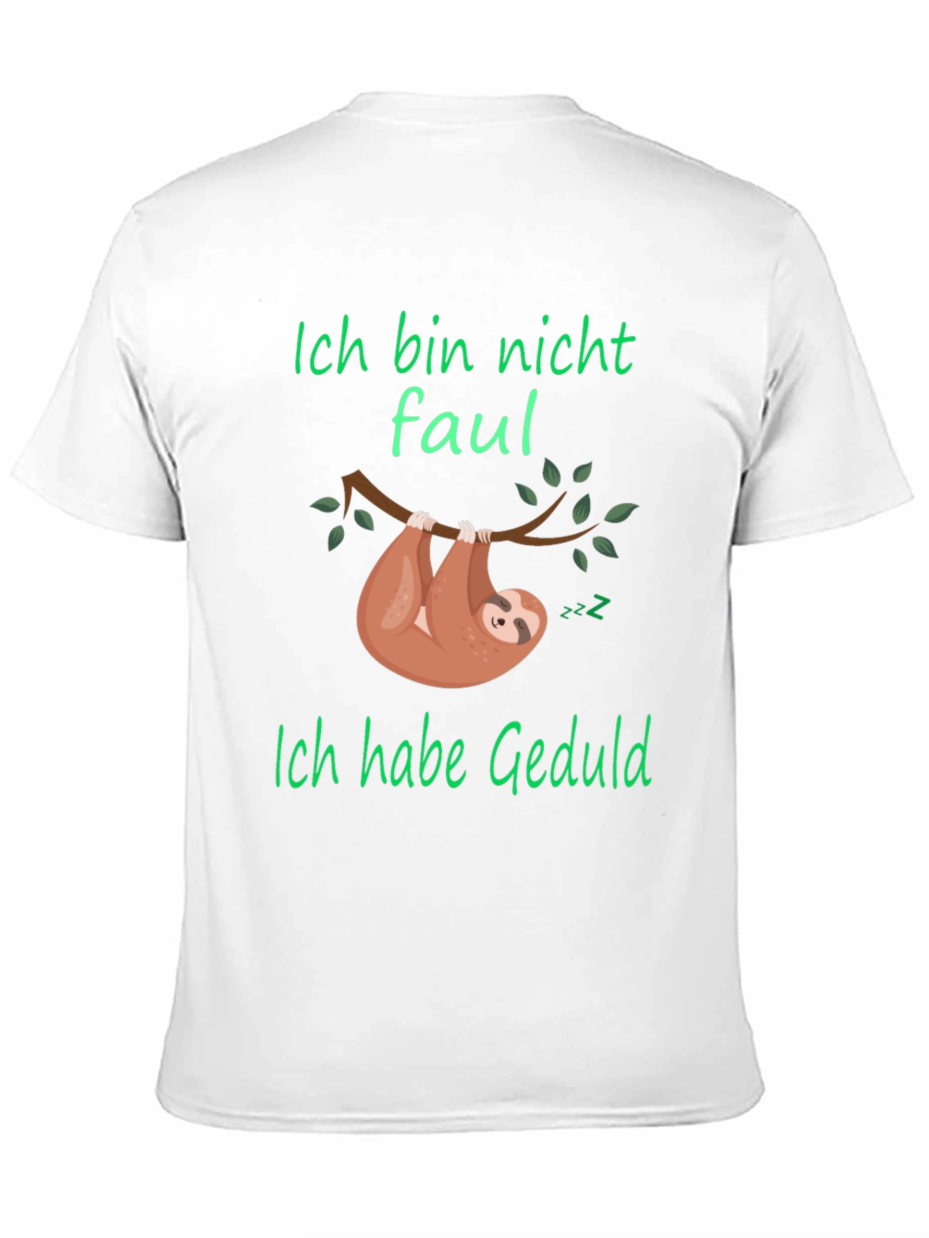 Ich Bin Nicht Faul Sloth Graphic T-Shirt
