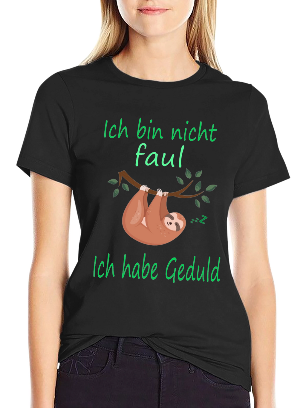 Ich Bin Nicht Faul Sloth Graphic T-Shirt