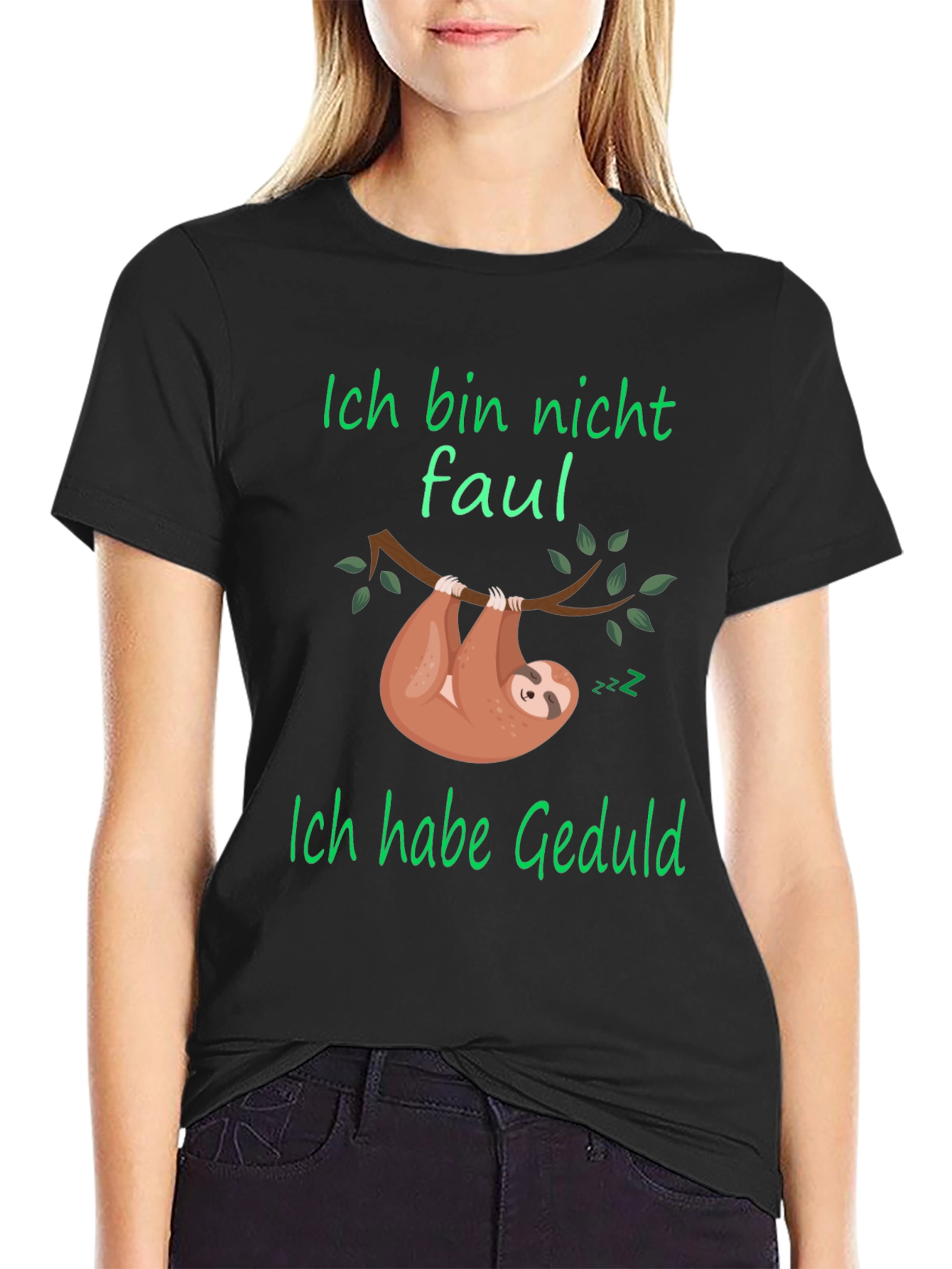 Ich Bin Nicht Faul Sloth Graphic T-Shirt