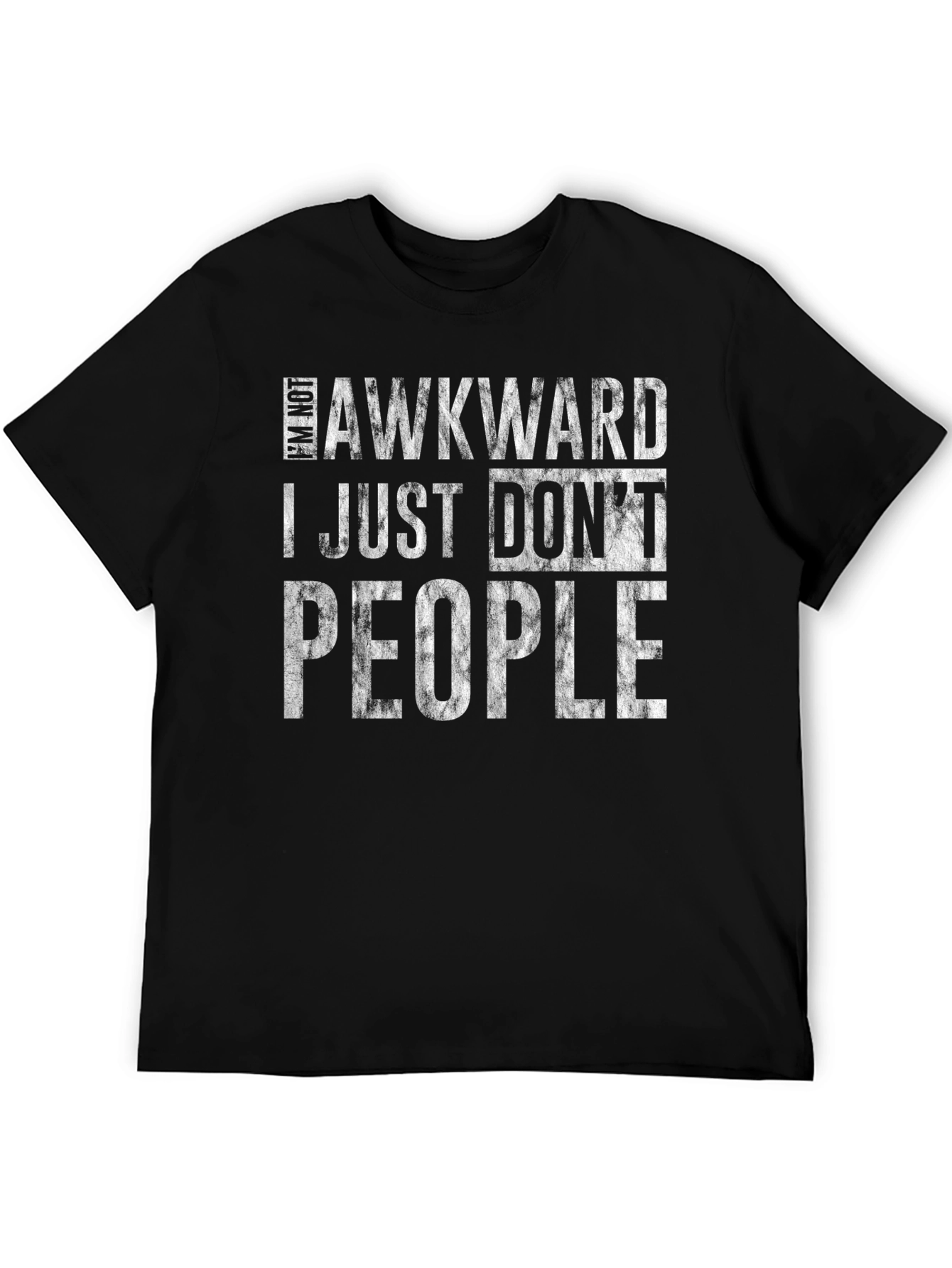 Awkward I Just Dont Like People Graphic T-Shirt