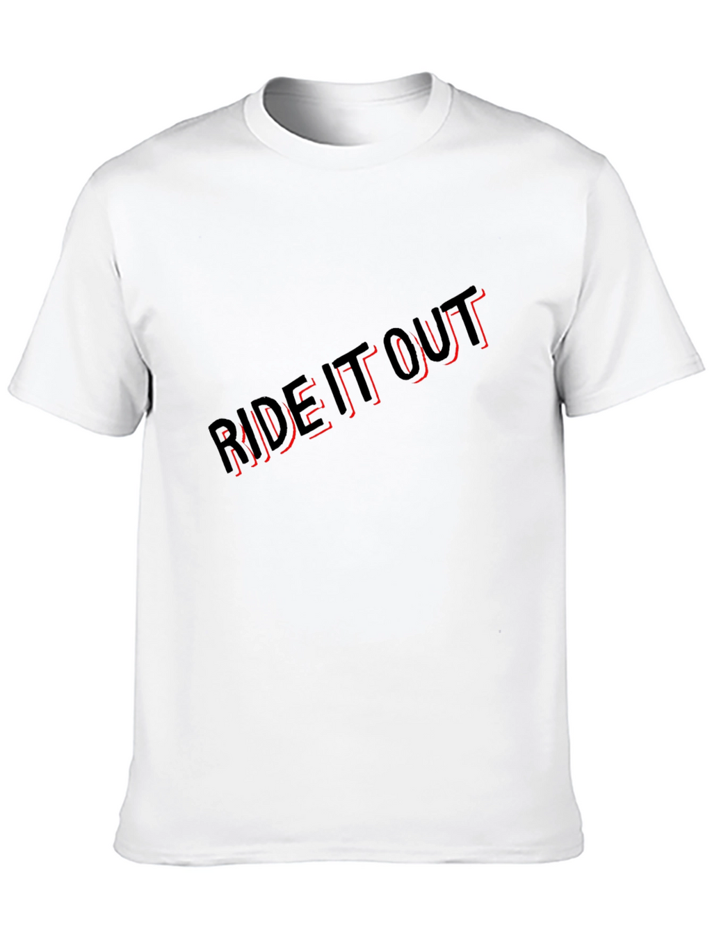 Ride It Out Graphic T-Shirt - Stylish Black Tee