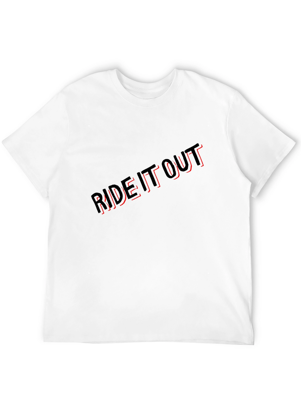 Ride It Out Graphic T-Shirt - Stylish Black Tee