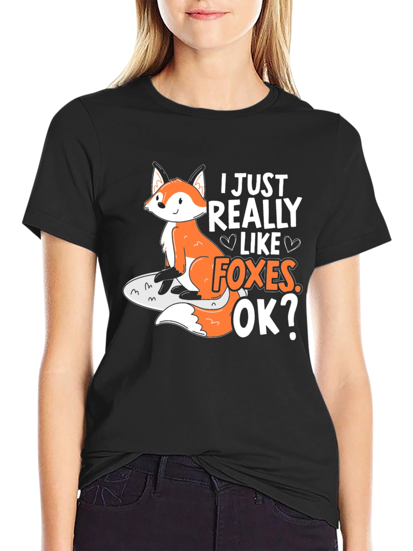 I Just Really Like Foxes Graphic T-Shirt