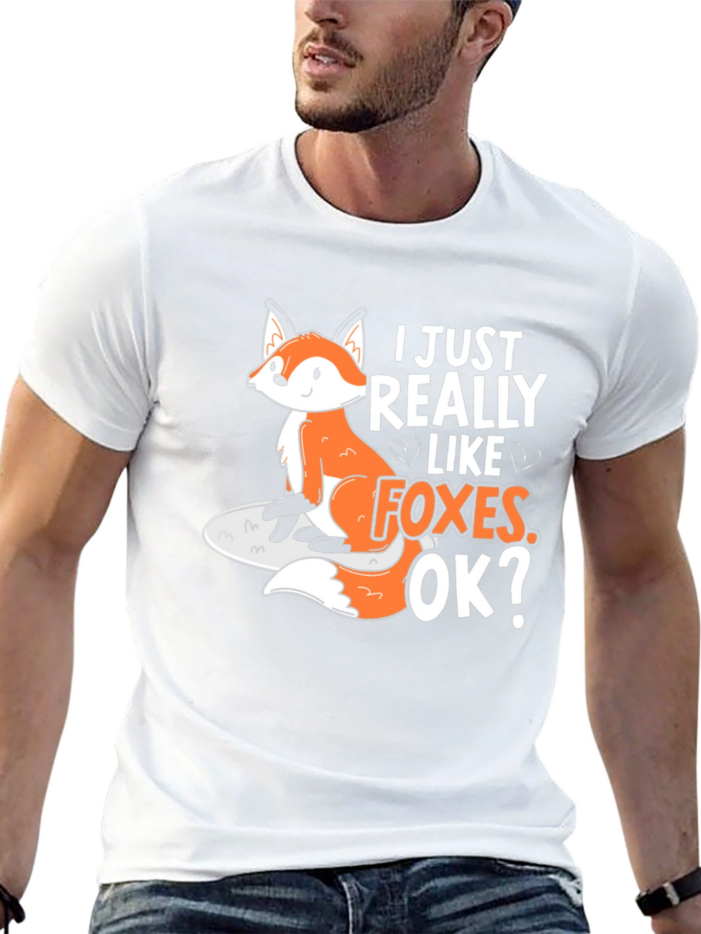 I Just Really Like Foxes Graphic T-Shirt