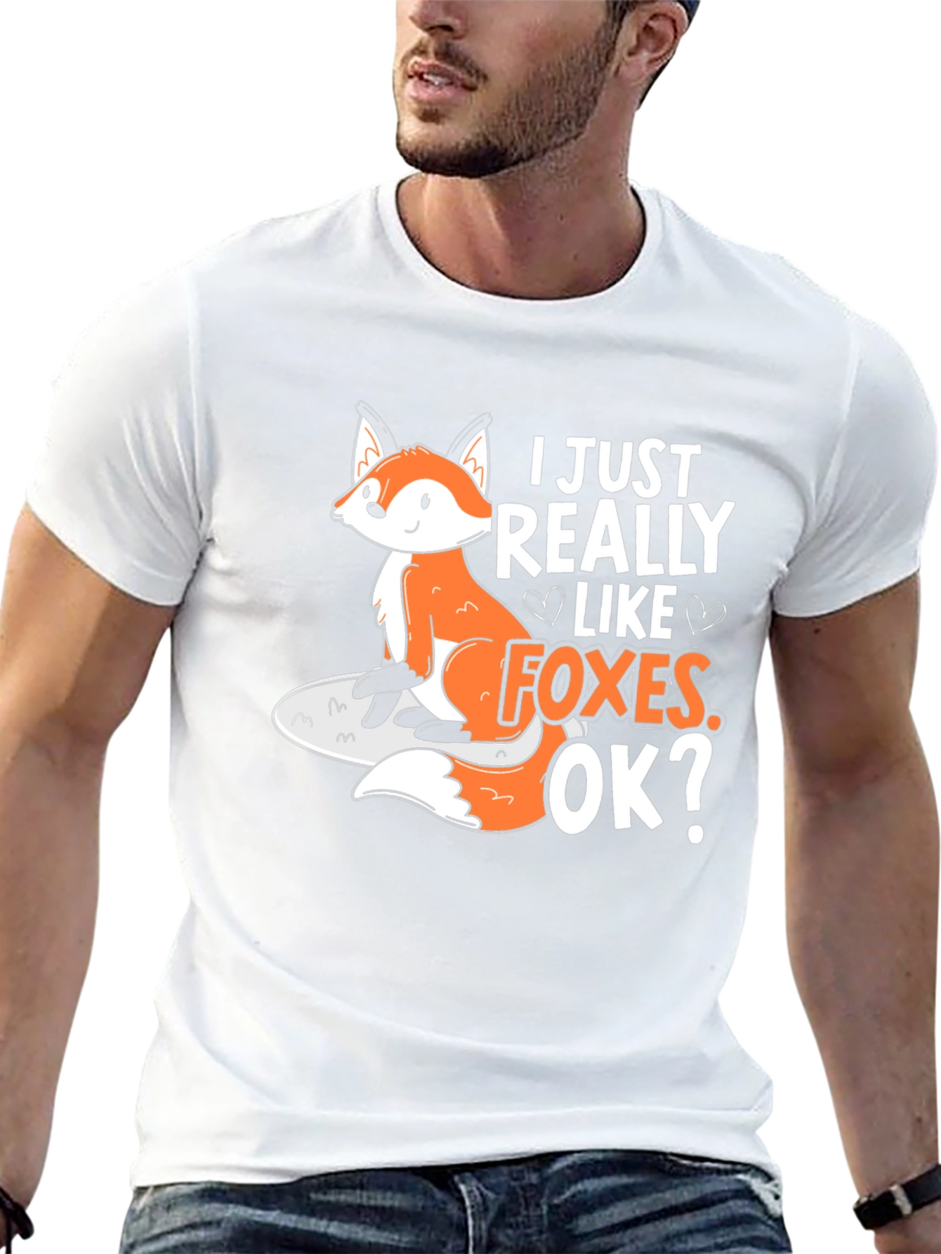 I Just Really Like Foxes Graphic T-Shirt