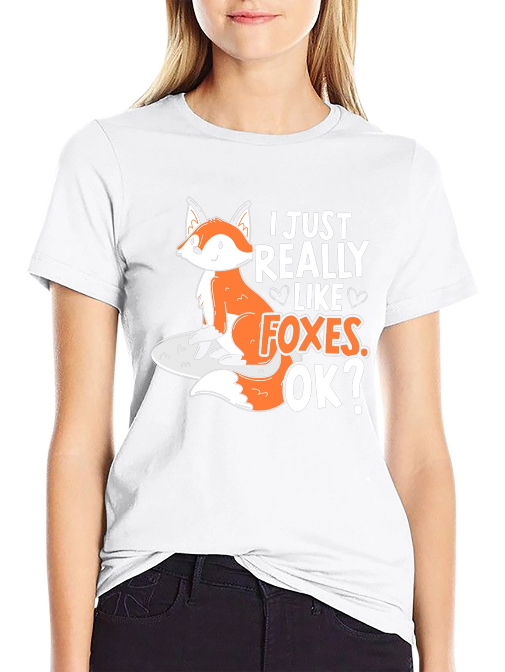 I Just Really Like Foxes Graphic T-Shirt