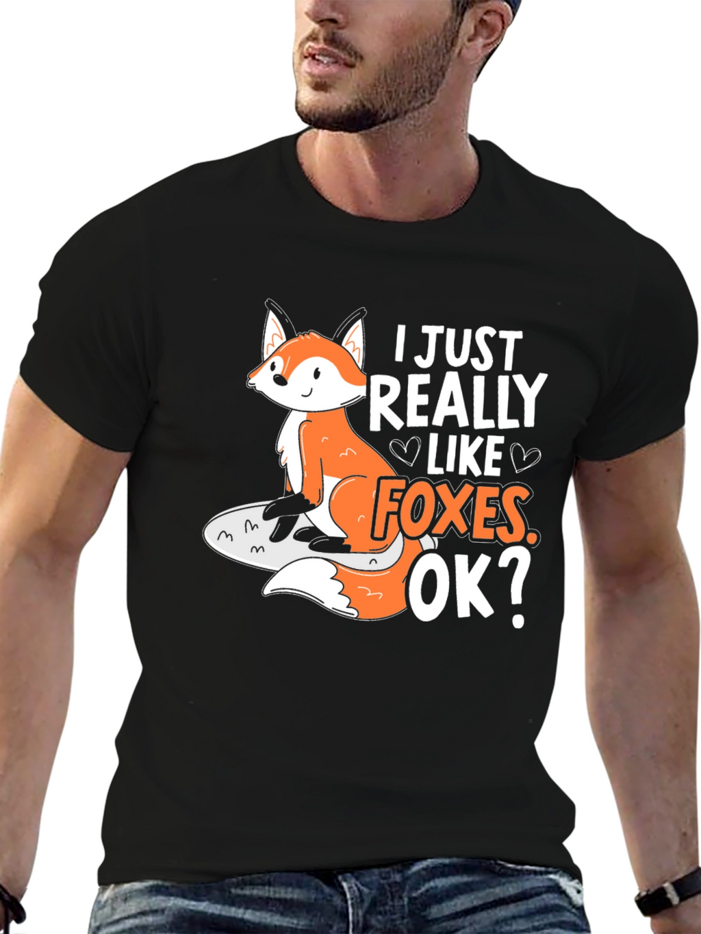 I Just Really Like Foxes Graphic T-Shirt
