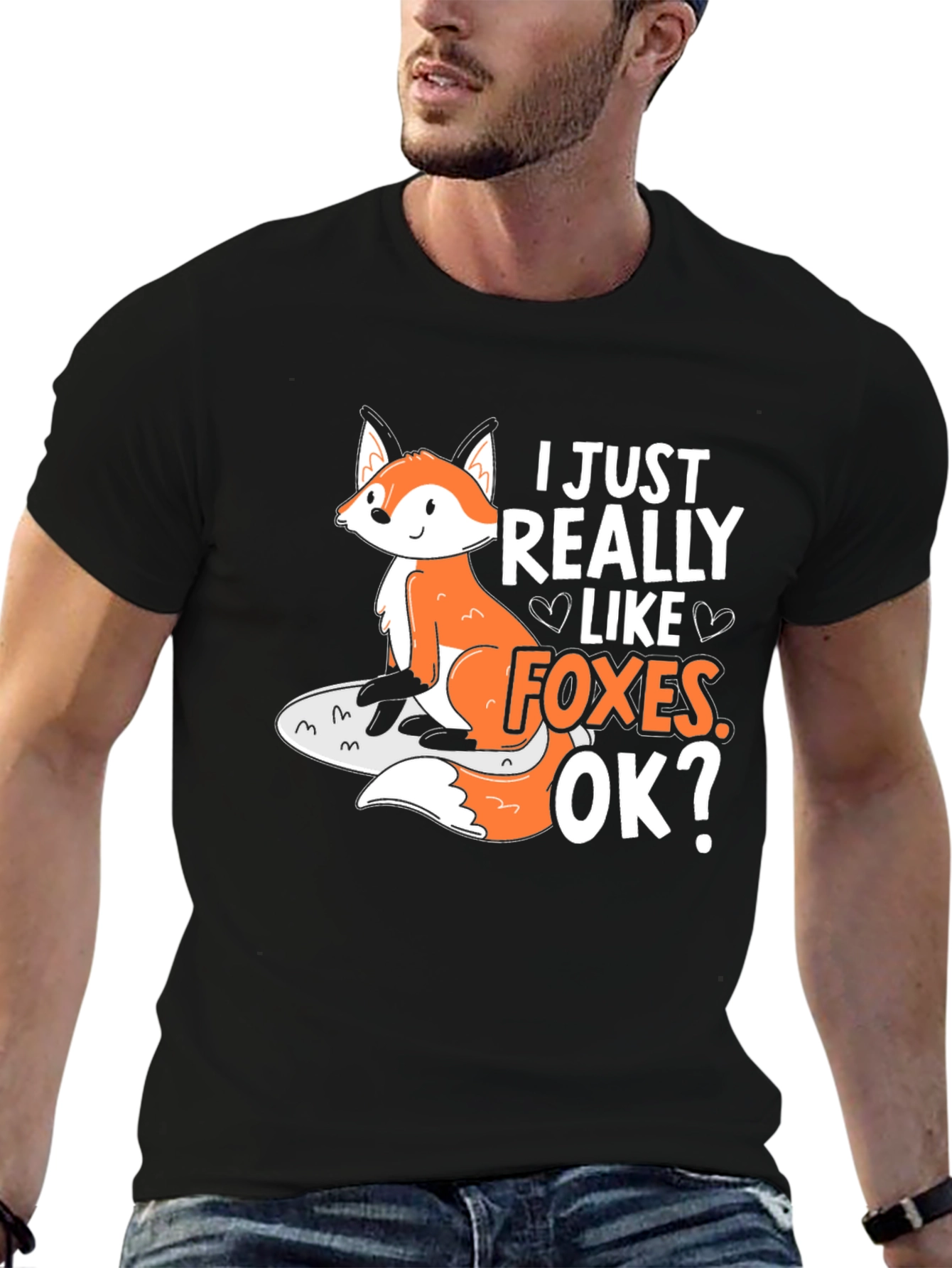 I Just Really Like Foxes Graphic T-Shirt