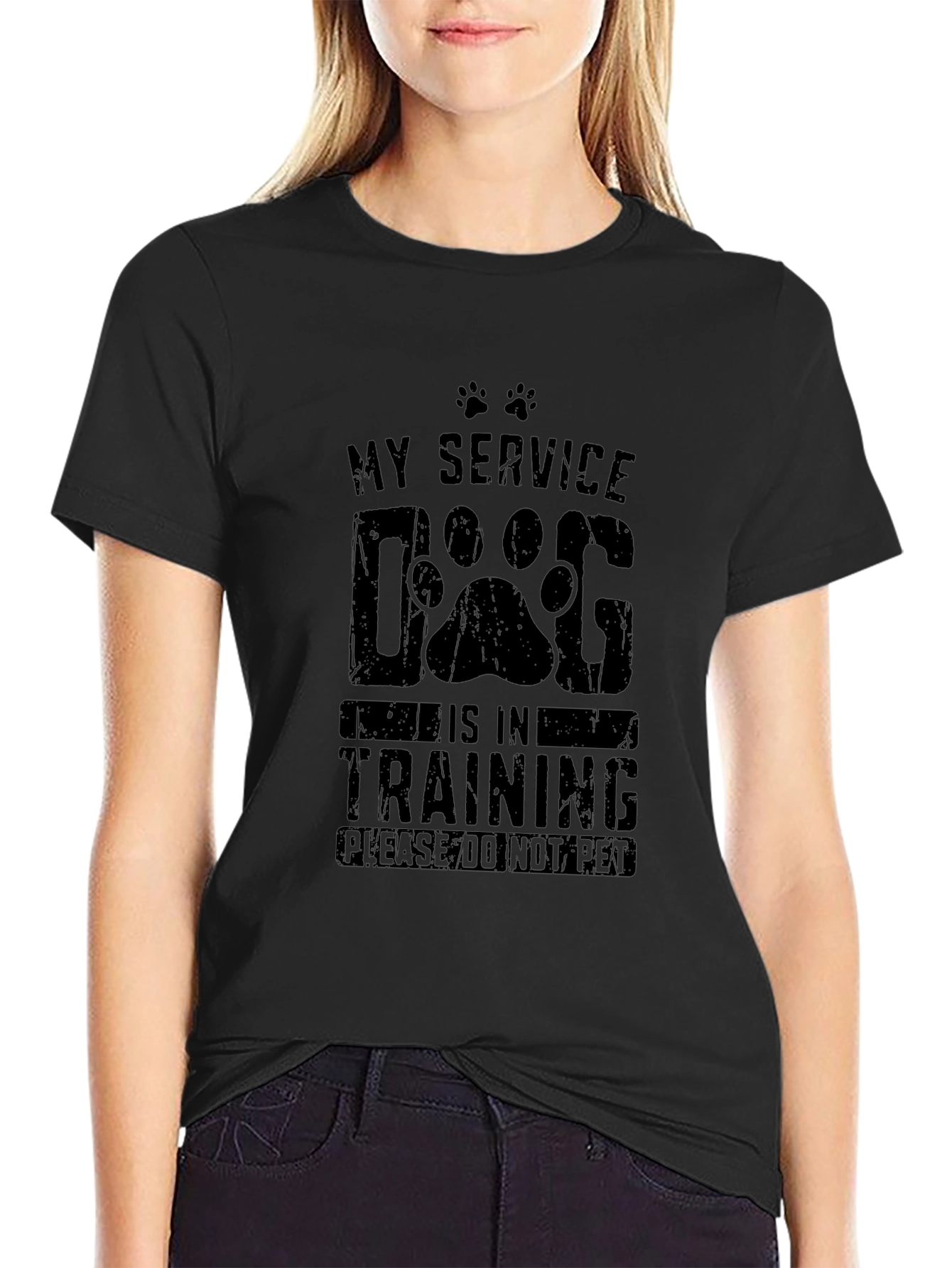 Service Dog In Training Graphic T-Shirt